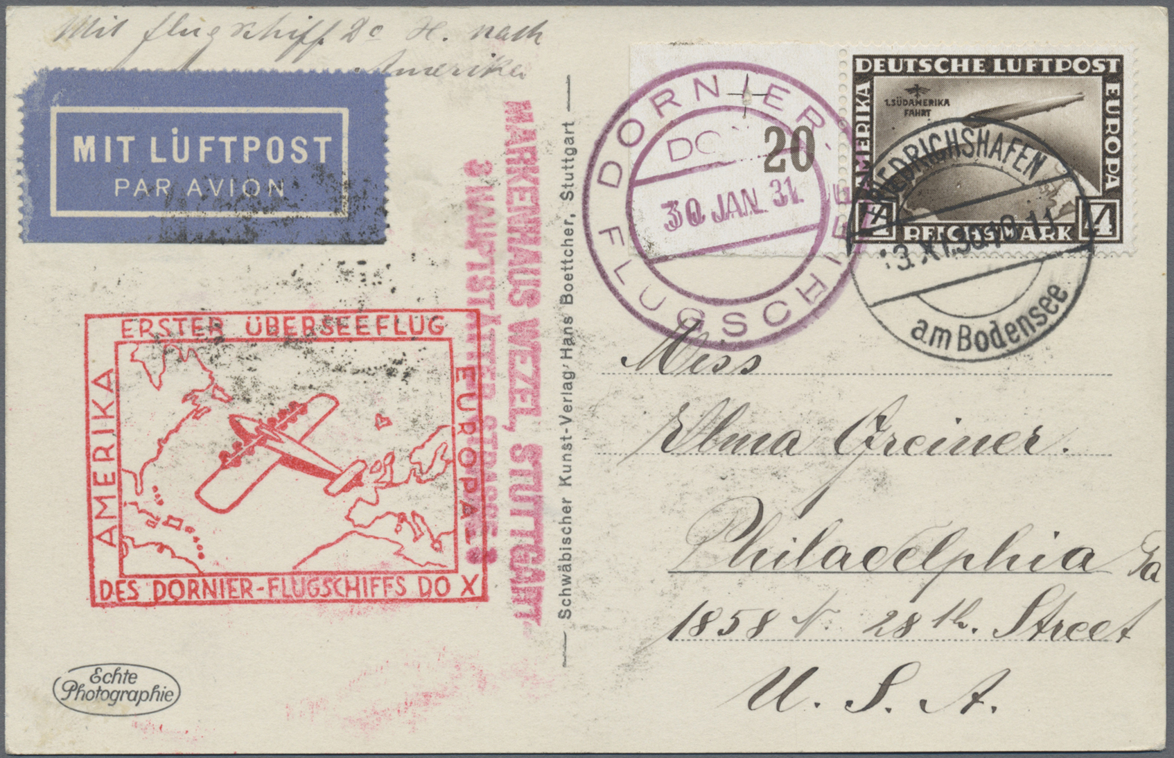 Lot 08040 - zeppelinpost deutschland  -  Auktionshaus Christoph Gärtner GmbH & Co. KG 56th AUCTION - Day 4