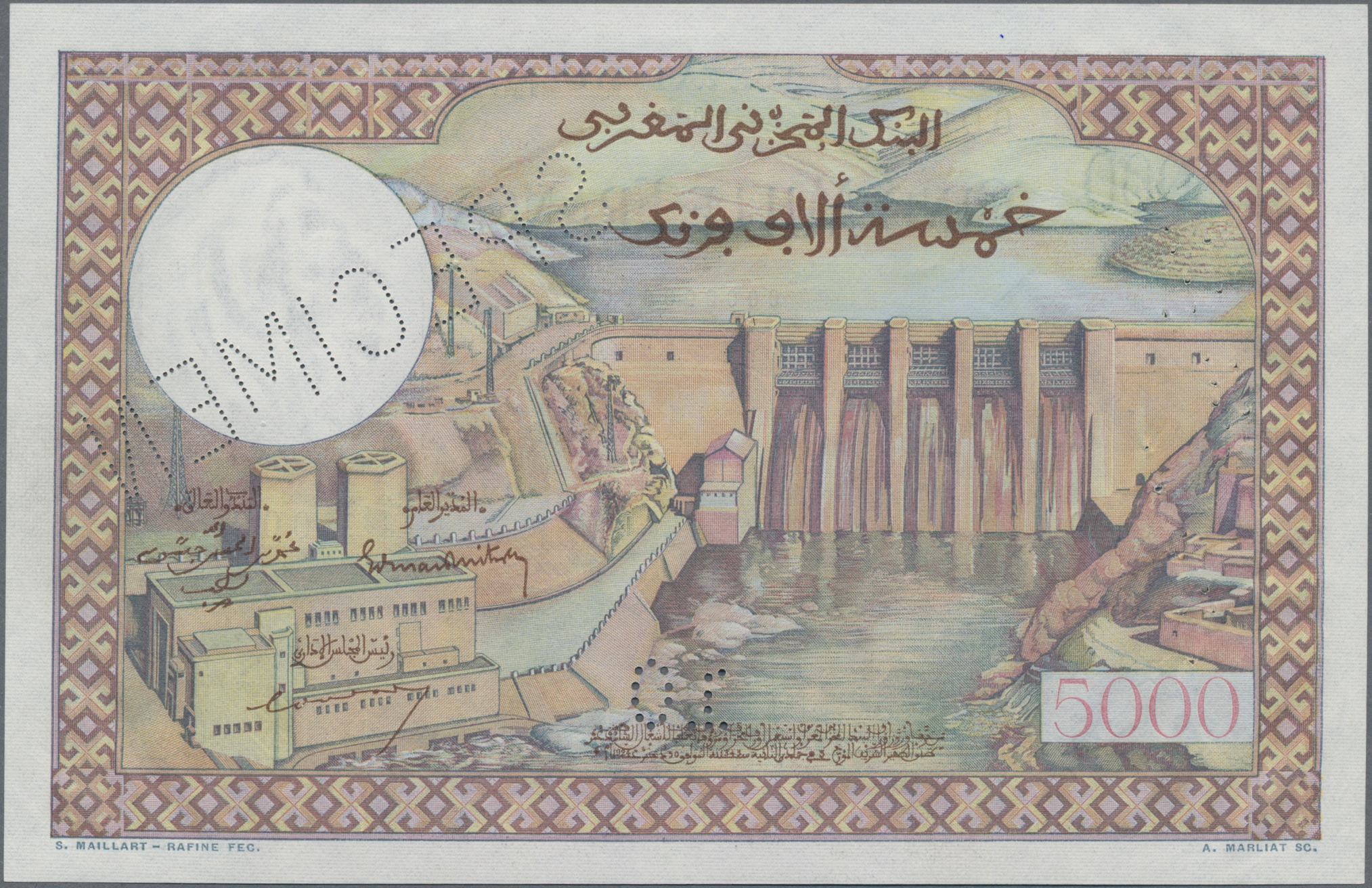 Lot 00456 - Morocco / Marokko  | Banknoten  -  Auktionshaus Christoph Gärtner GmbH & Co. KG 56th AUCTION - Day 1