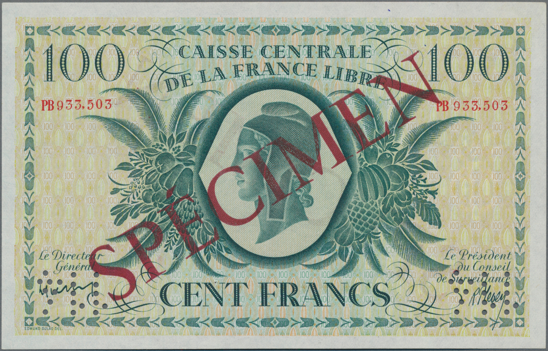 Lot 00204 - French Equatorial Africa / Französisch-Äquatorialafrika | Banknoten  -  Auktionshaus Christoph Gärtner GmbH & Co. KG 55th AUCTION - Day 1