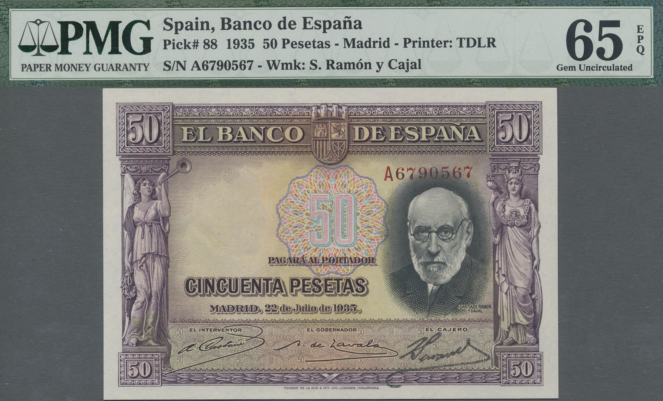 Lot 02590 - Spain / Spanien | Banknoten - Auktionshaus Christoph Gärtner GmbH & Co. KG Sale #45 Banknotes Worldwide Lot 02590 - Spain / Spanien | Banknoten - Auktionshaus Christoph Gärtner GmbH & Co. KG Sale #45 Banknotes Worldwide