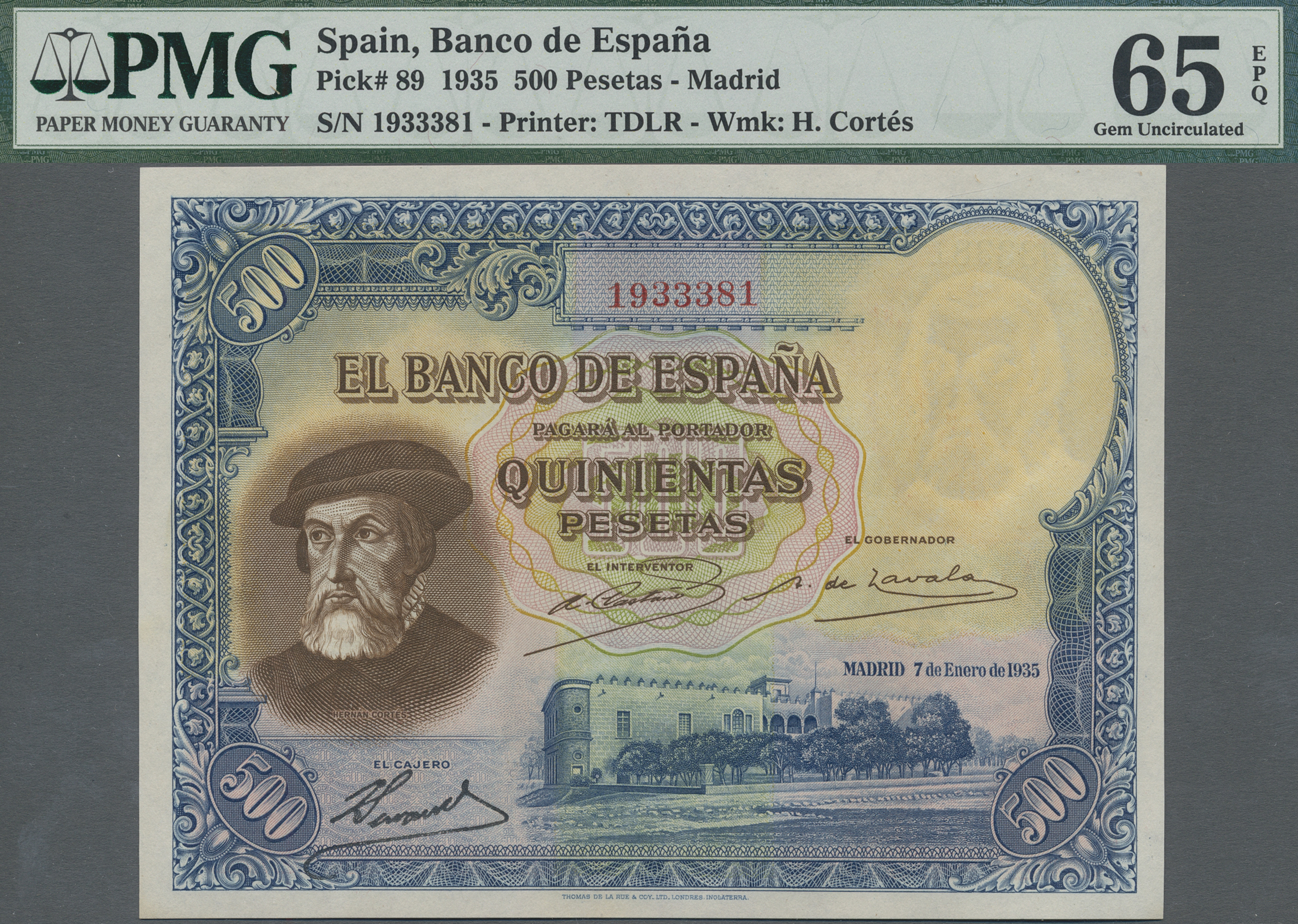 Lot 02591 - Spain / Spanien | Banknoten - Auktionshaus Christoph Gärtner GmbH & Co. KG Sale #45 Banknotes Worldwide Lot 02591 - Spain / Spanien | Banknoten - Auktionshaus Christoph Gärtner GmbH & Co. KG Sale #45 Banknotes Worldwide
