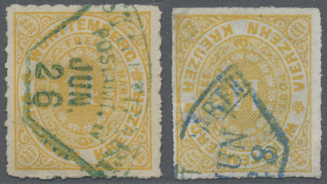 Lot 03077 - Württemberg - Marken und Briefe  -  Auktionshaus Christoph Gärtner GmbH & Co. KG 53rd AUCTION - Day 3 Germany
