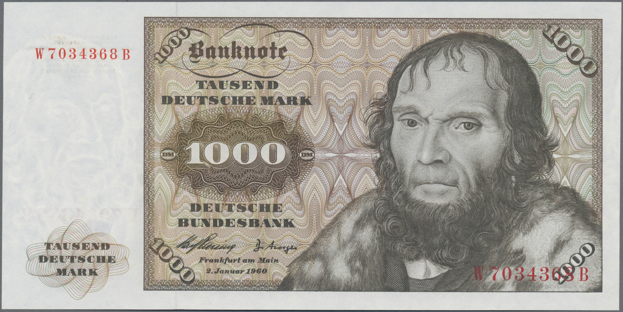 Lot 01758 - Deutschland - Bank Deutscher Länder + Bundesrepublik Deutschland | Banknoten  -  Auktionshaus Christoph Gärtner GmbH & Co. KG 58th AUCTION - Day 1