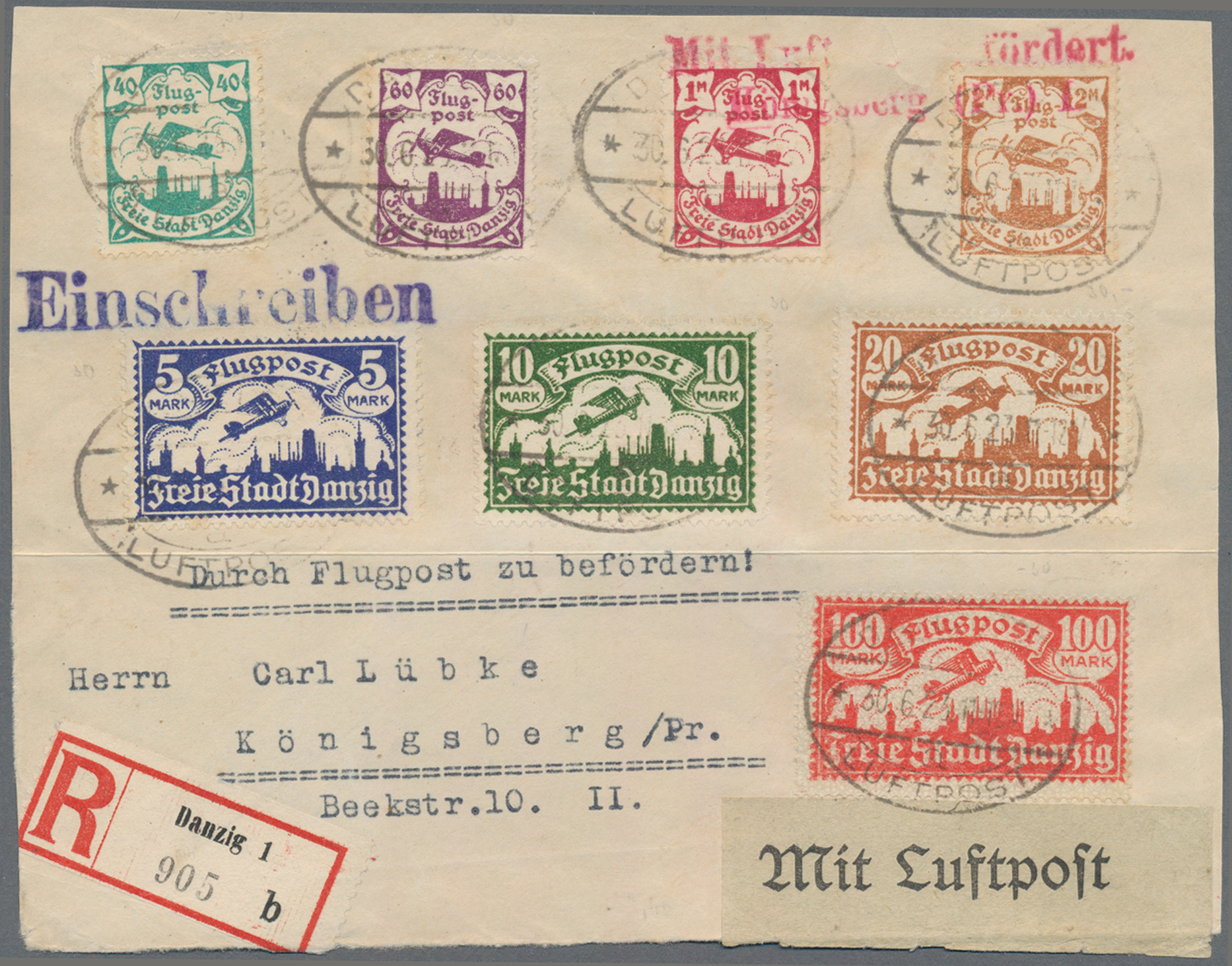 Lot 05856 - danzig  -  Auktionshaus Christoph Gärtner GmbH & Co. KG 58th AUCTION - Day 2