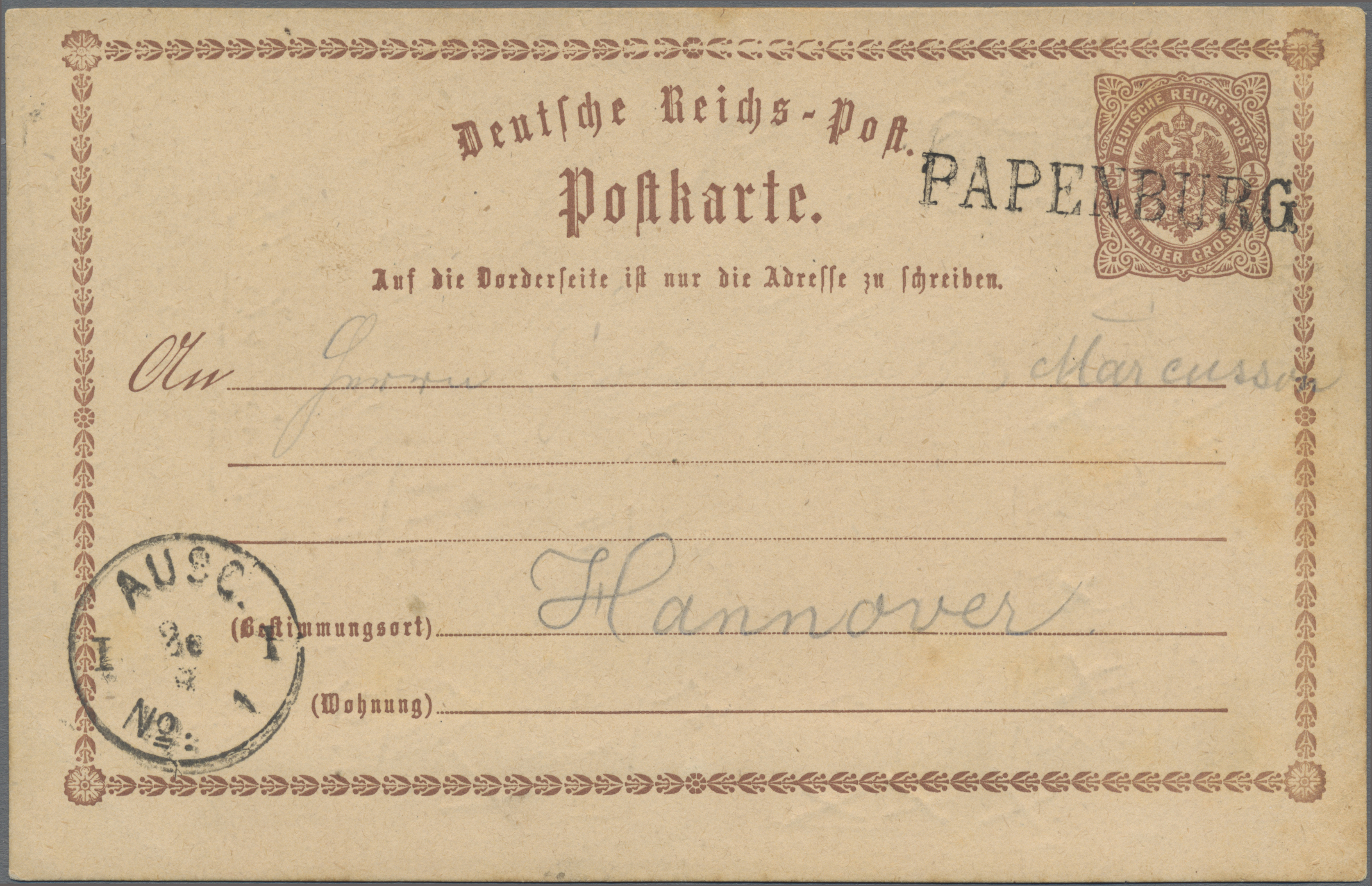Lot 05508 - deutsches reich - bahnpost - Auktionshaus Christoph Gärtner GmbH & Co. KG 57th AUCTION - Day 3 Lot 05508 - deutsches reich - bahnpost - Auktionshaus Christoph Gärtner GmbH & Co. KG 57th AUCTION - Day 3