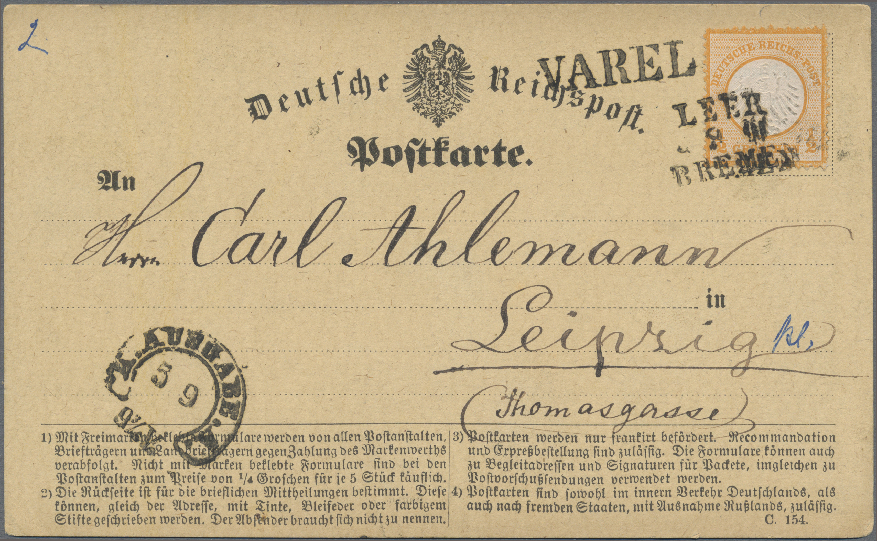 Lot 05492 - deutsches reich - bahnpost - Auktionshaus Christoph Gärtner GmbH & Co. KG 57th AUCTION - Day 3 Lot 05492 - deutsches reich - bahnpost - Auktionshaus Christoph Gärtner GmbH & Co. KG 57th AUCTION - Day 3