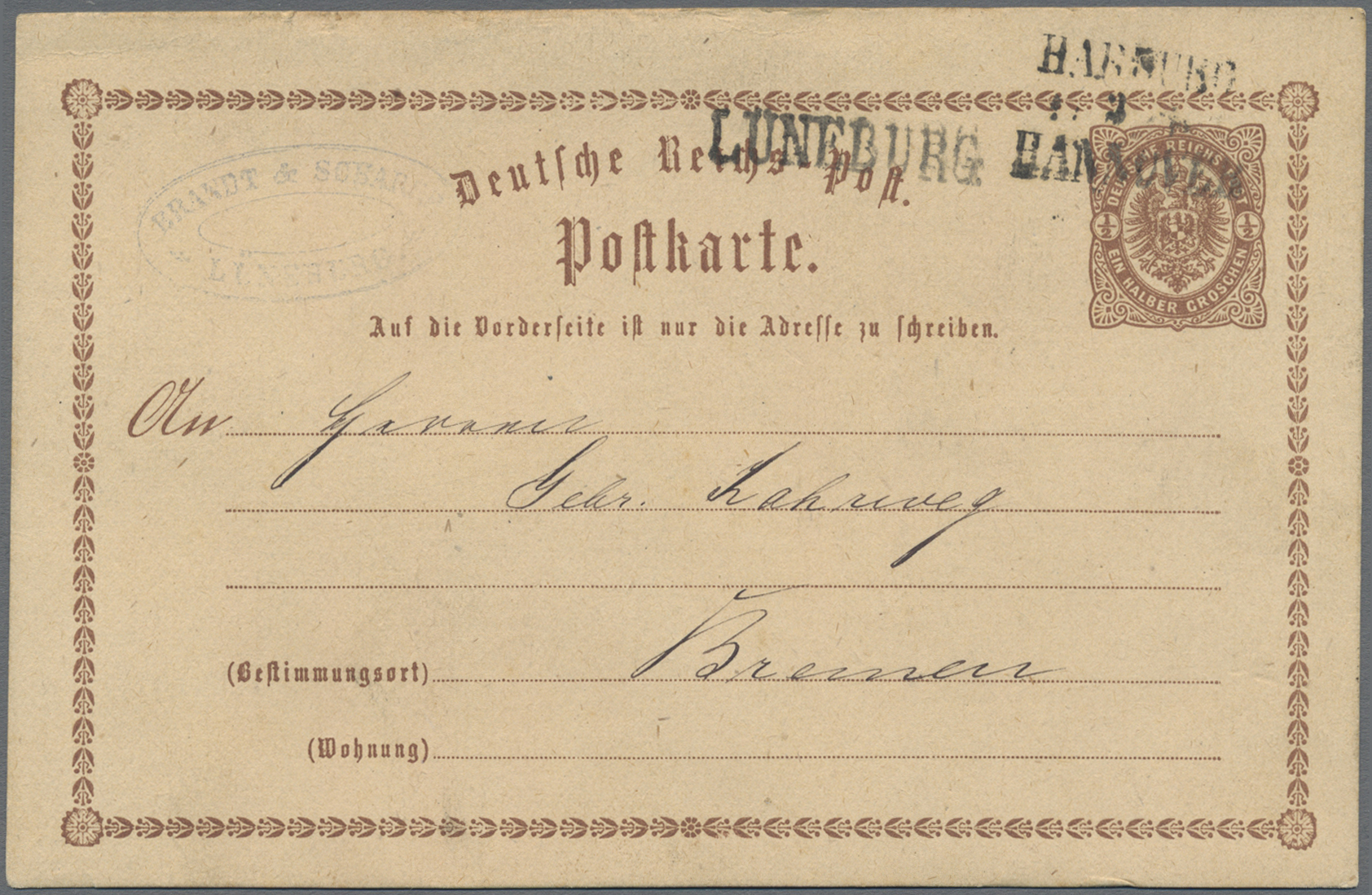 Lot 05478 - deutsches reich - bahnpost - Auktionshaus Christoph Gärtner GmbH & Co. KG 57th AUCTION - Day 3 Lot 05478 - deutsches reich - bahnpost - Auktionshaus Christoph Gärtner GmbH & Co. KG 57th AUCTION - Day 3