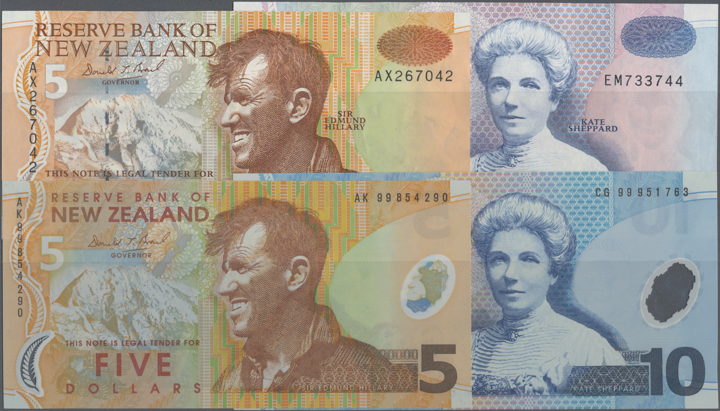 Lot 00349 - New Zealand / Neuseeland | Banknoten  -  Auktionshaus Christoph Gärtner GmbH & Co. KG 55th AUCTION - Day 1