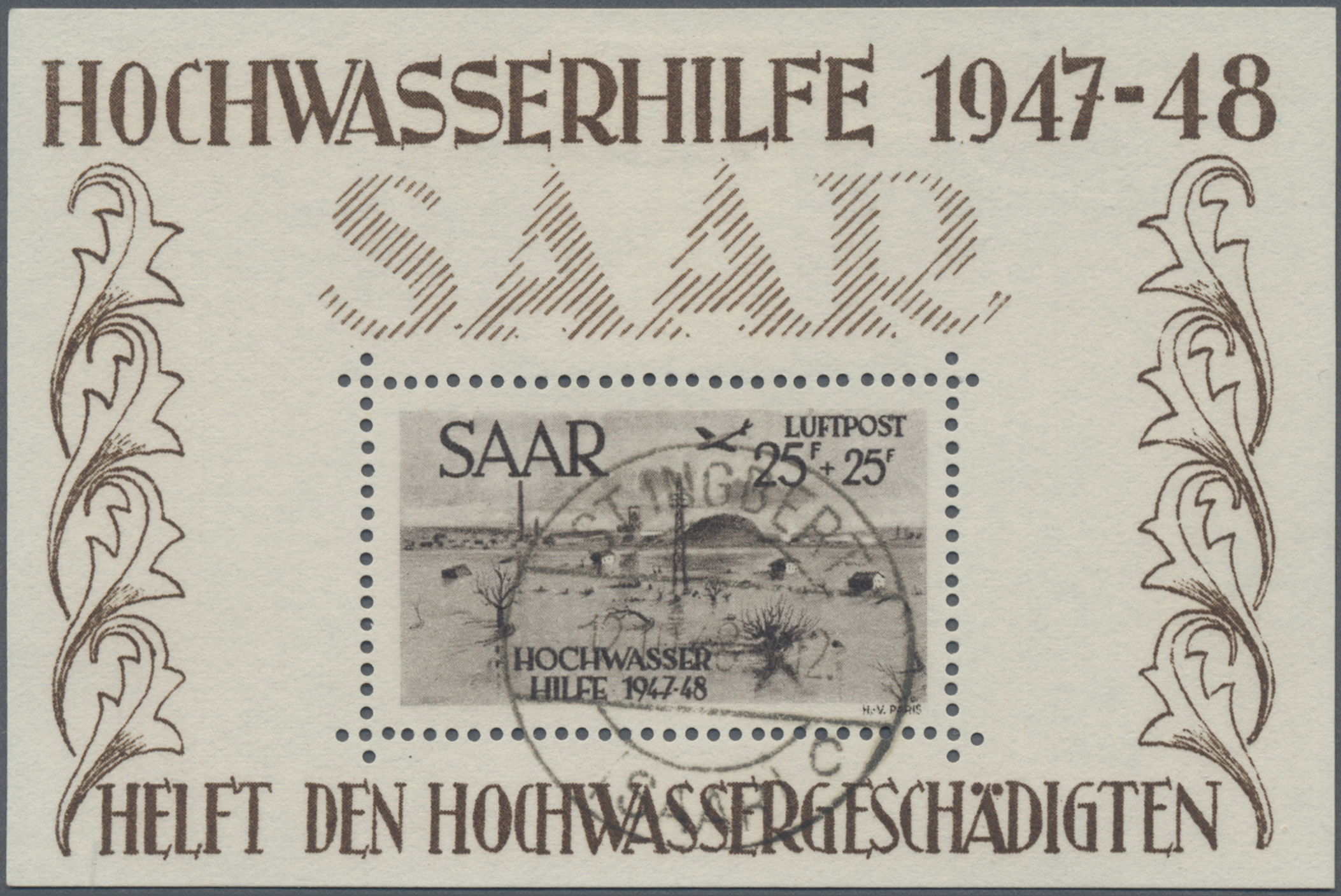 Lot 06525 - Saarland (1947/56) - Auktionshaus Christoph Gärtner GmbH & Co. KG 58th AUCTION - Day 2 Lot 06525 - Saarland (1947/56) - Auktionshaus Christoph Gärtner GmbH & Co. KG 58th AUCTION - Day 2