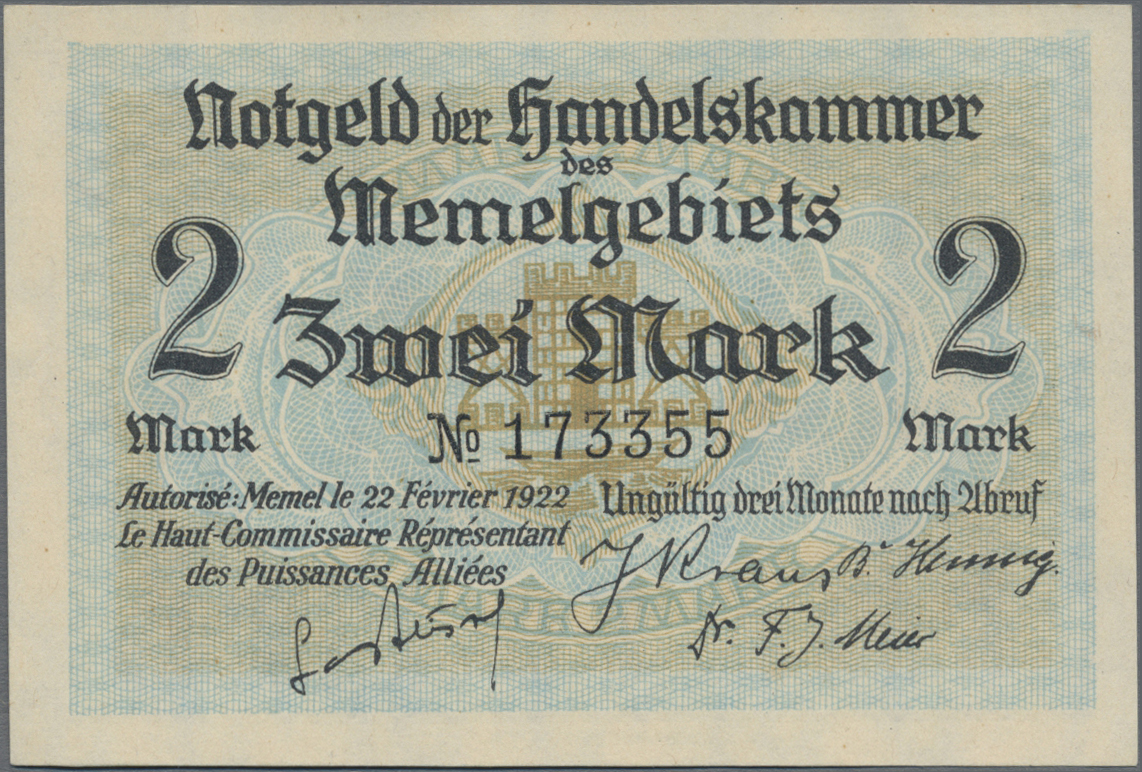 Lot 01787 - Deutschland - Nebengebiete Deutsches Reich | Banknoten - Auktionshaus Christoph Gärtner GmbH & Co. KG 58th AUCTION - Day 1 Lot 01787 - Deutschland - Nebengebiete Deutsches Reich | Banknoten - Auktionshaus Christoph Gärtner GmbH & Co. KG 58th AUCTION - Day 1