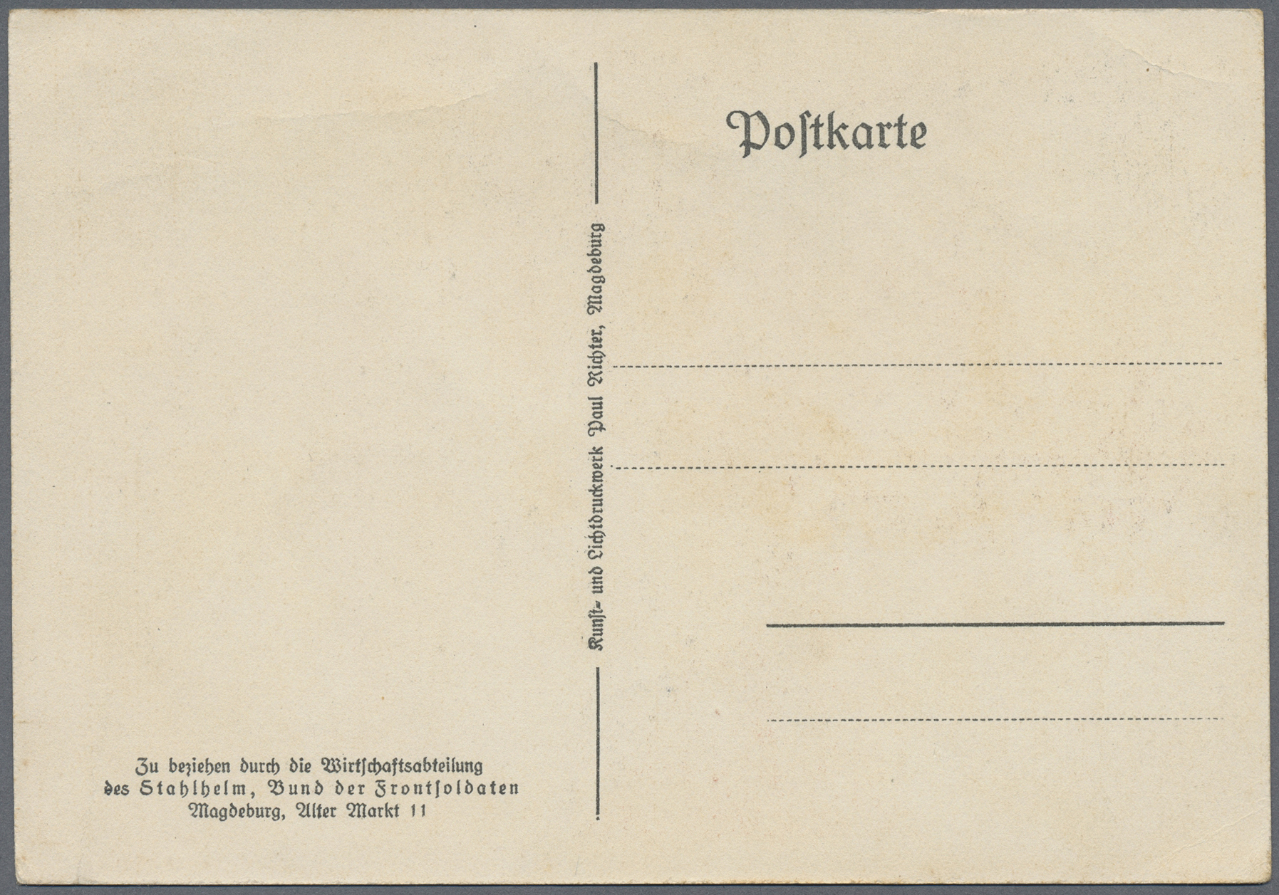 Lot 25587 - Ansichtskarten: Propaganda  -  Auktionshaus Christoph Gärtner GmbH & Co. KG Single lots Germany + Picture Postcards. Auction #39 Day 5