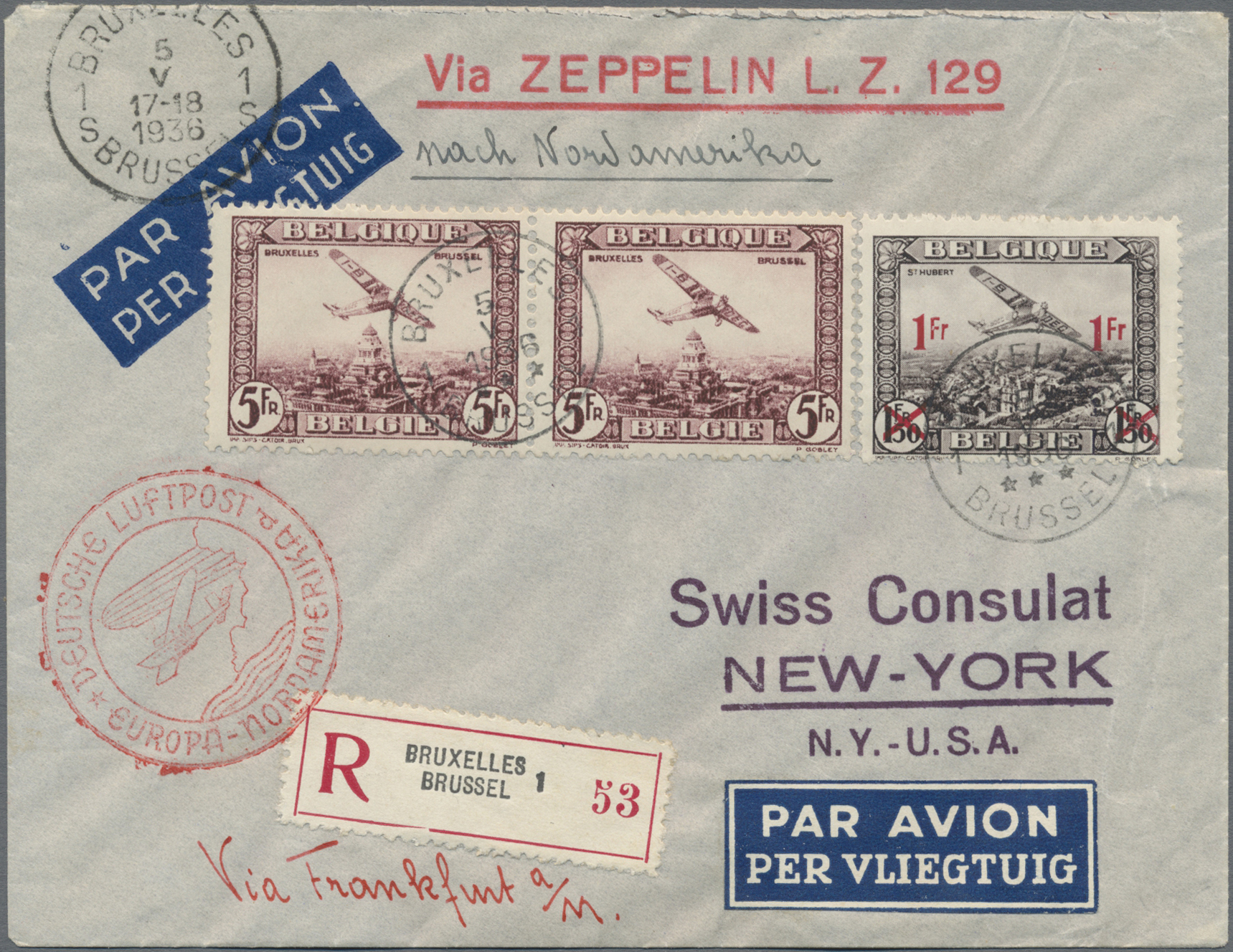 Lot 3673 - zeppelinpost europa  -  Auktionshaus Christoph Gärtner GmbH & Co. KG 54th AUCTION - Day 2