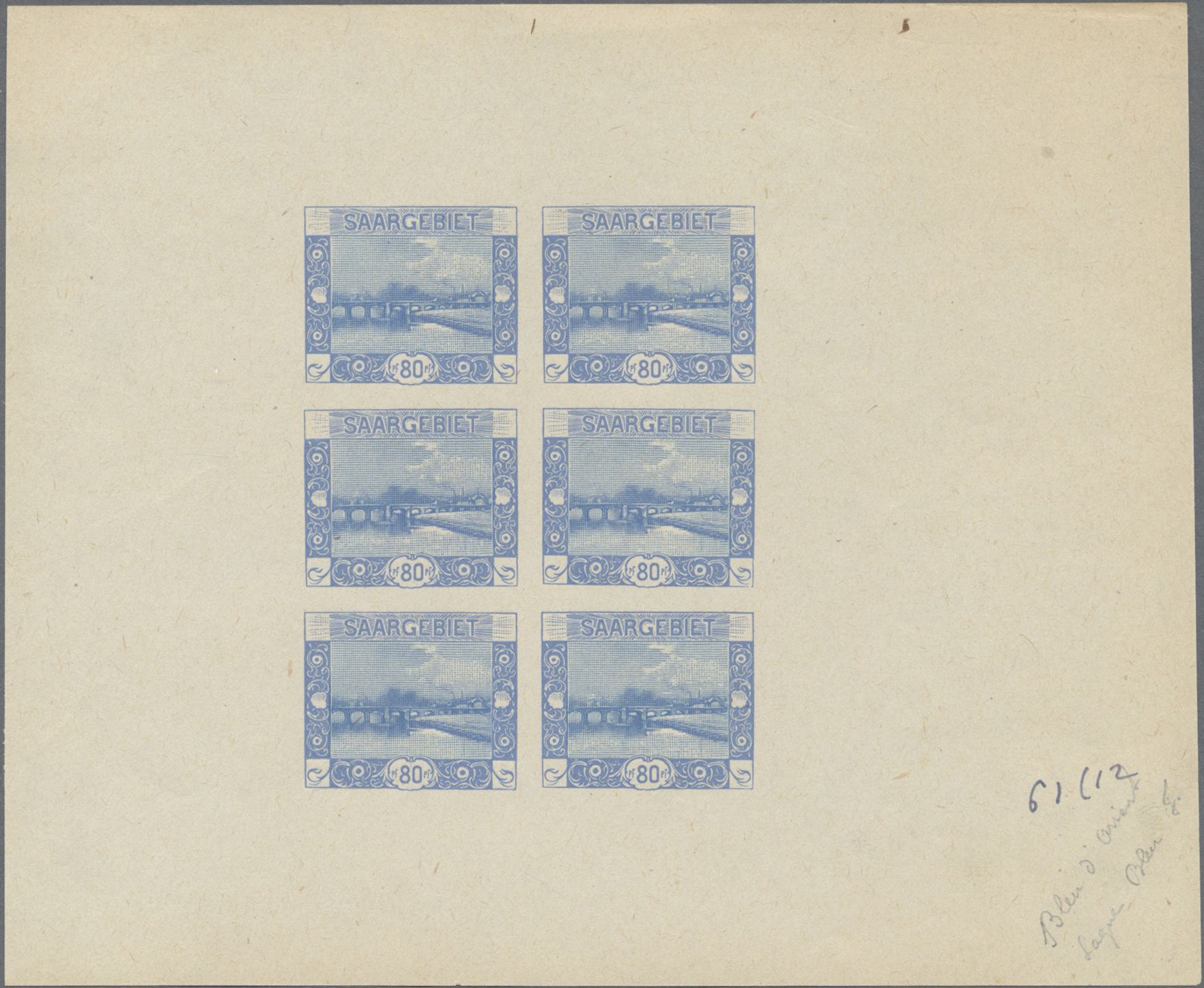 Lot 05887 - Deutsche Abstimmungsgebiete: Saargebiet  -  Auktionshaus Christoph Gärtner GmbH & Co. KG 57th AUCTION - Day 3