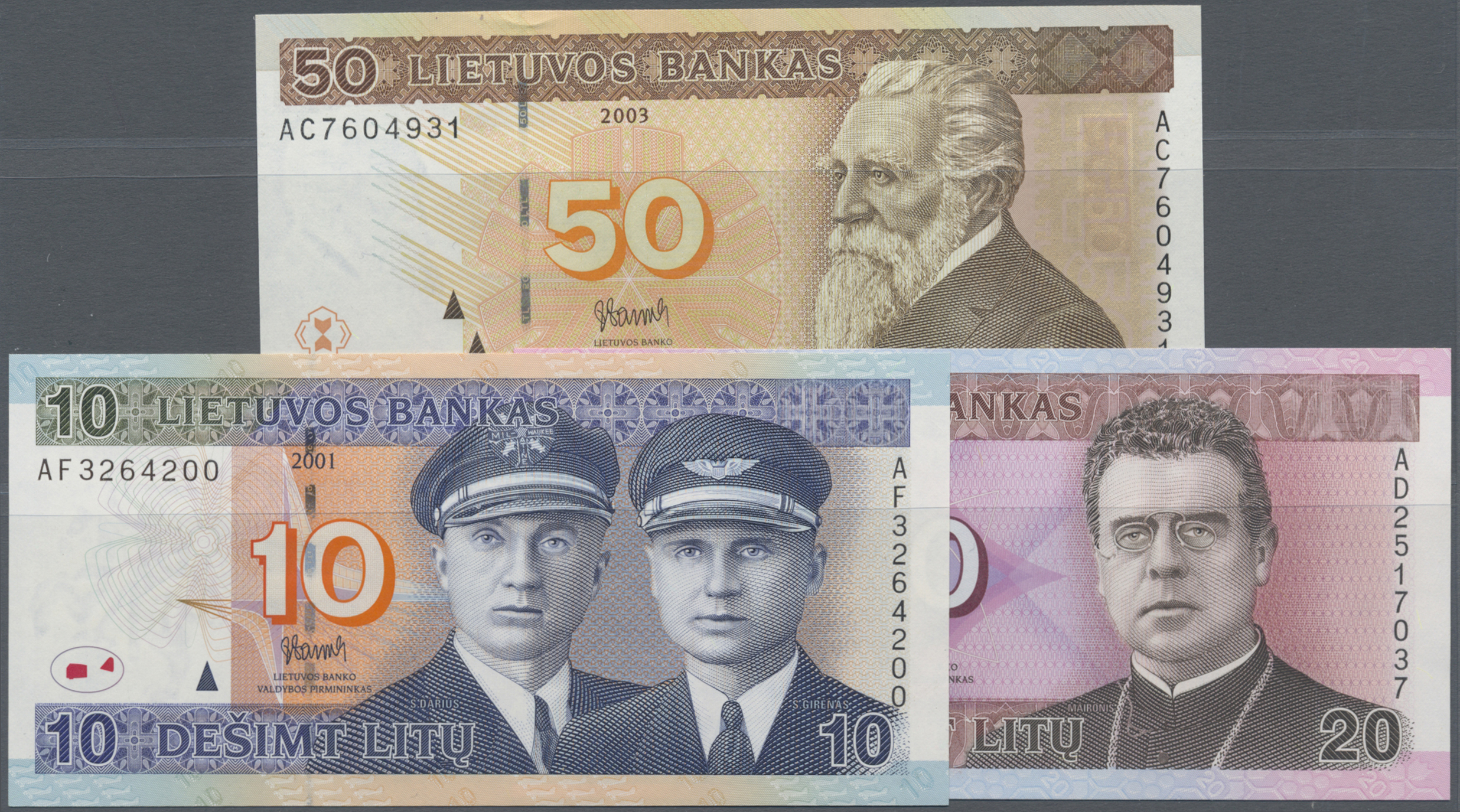 Lot 00443 - Lithuania / Litauen | Banknoten - Auktionshaus Christoph Gärtner GmbH & Co. KG 56th AUCTION - Day 1 Lot 00443 - Lithuania / Litauen | Banknoten - Auktionshaus Christoph Gärtner GmbH & Co. KG 56th AUCTION - Day 1
