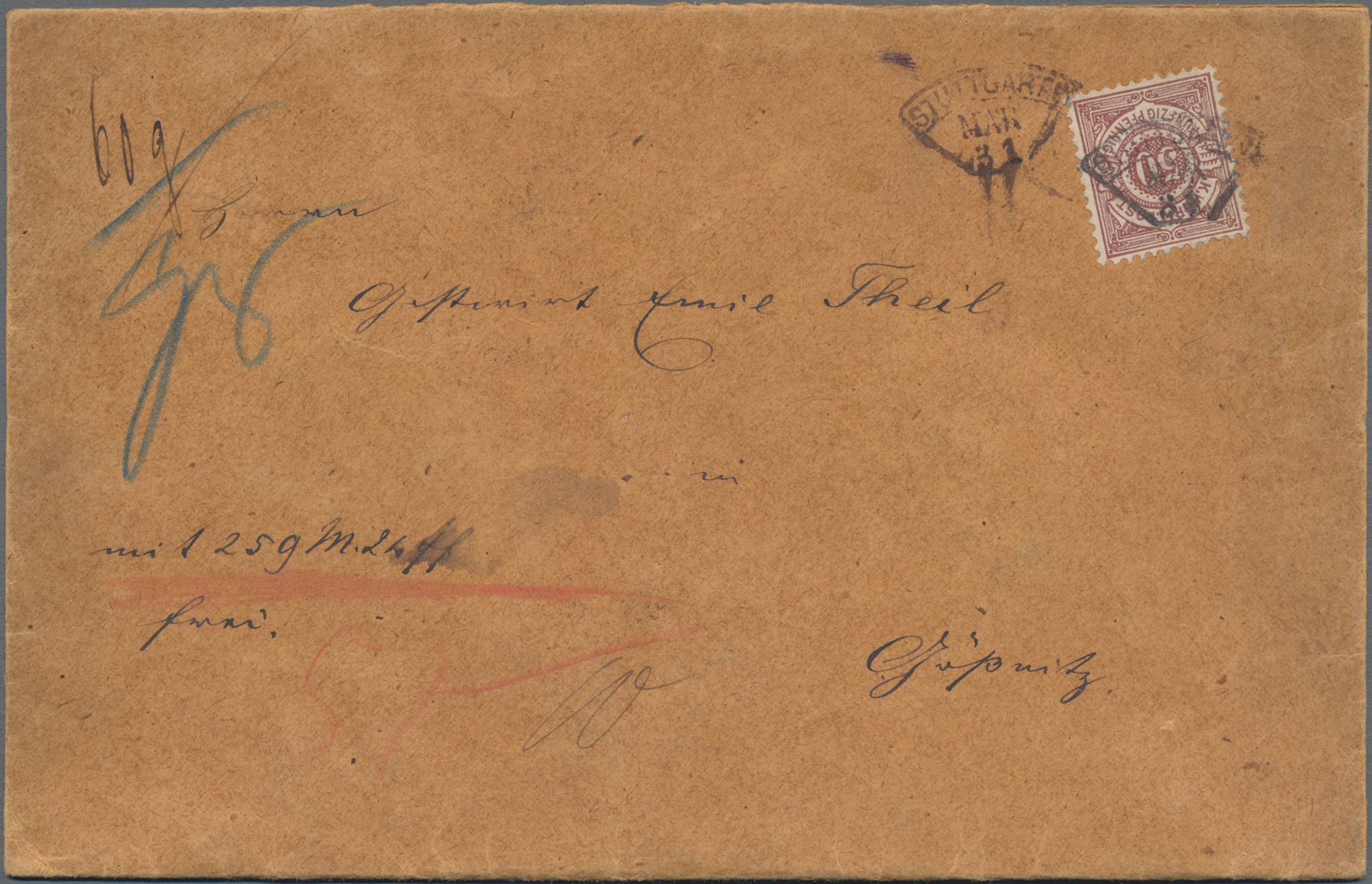 Lot 03083 - Württemberg - Marken und Briefe  -  Auktionshaus Christoph Gärtner GmbH & Co. KG 53rd AUCTION - Day 3 Germany