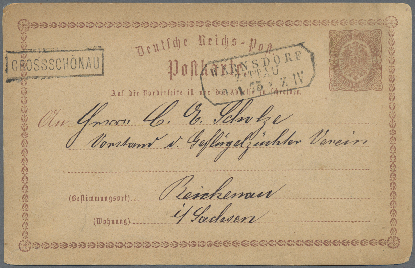 Lot 05535 - deutsches reich - bahnpost - Auktionshaus Christoph Gärtner GmbH & Co. KG 57th AUCTION - Day 3 Lot 05535 - deutsches reich - bahnpost - Auktionshaus Christoph Gärtner GmbH & Co. KG 57th AUCTION - Day 3