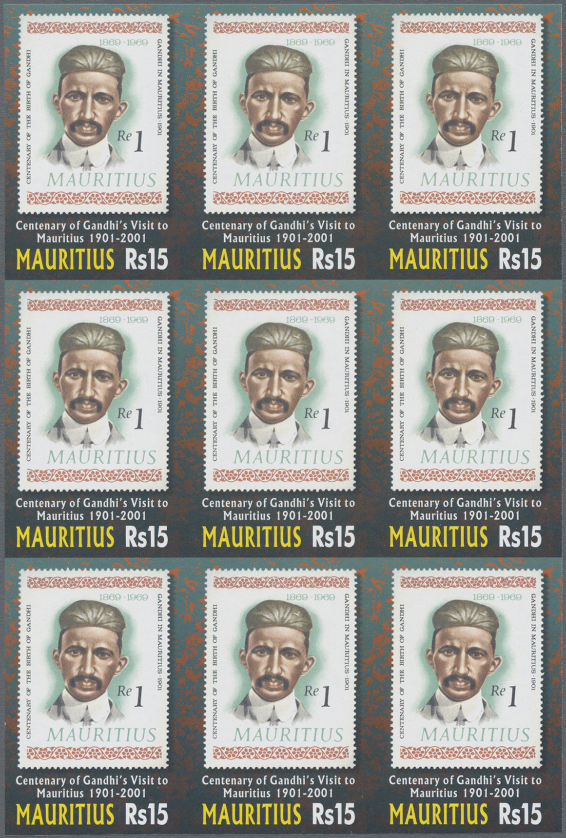 Lot 08450 - Thematik: Persönlichkeiten - Gandhi / personalities - Gandhi - Auktionshaus Christoph Gärtner GmbH & Co. KG 55th AUCTION - Day 4 Lot 08450 - Thematik: Persönlichkeiten - Gandhi / personalities - Gandhi - Auktionshaus Christoph Gärtner GmbH & Co. KG 55th AUCTION - Day 4