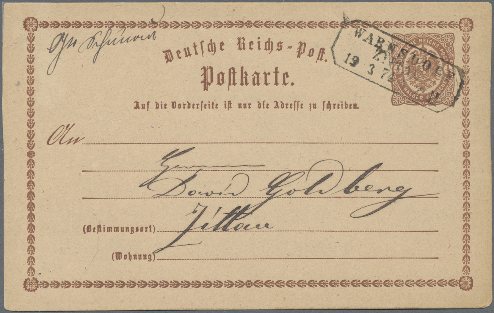 Lot 05536 - deutsches reich - bahnpost - Auktionshaus Christoph Gärtner GmbH & Co. KG 57th AUCTION - Day 3 Lot 05536 - deutsches reich - bahnpost - Auktionshaus Christoph Gärtner GmbH & Co. KG 57th AUCTION - Day 3