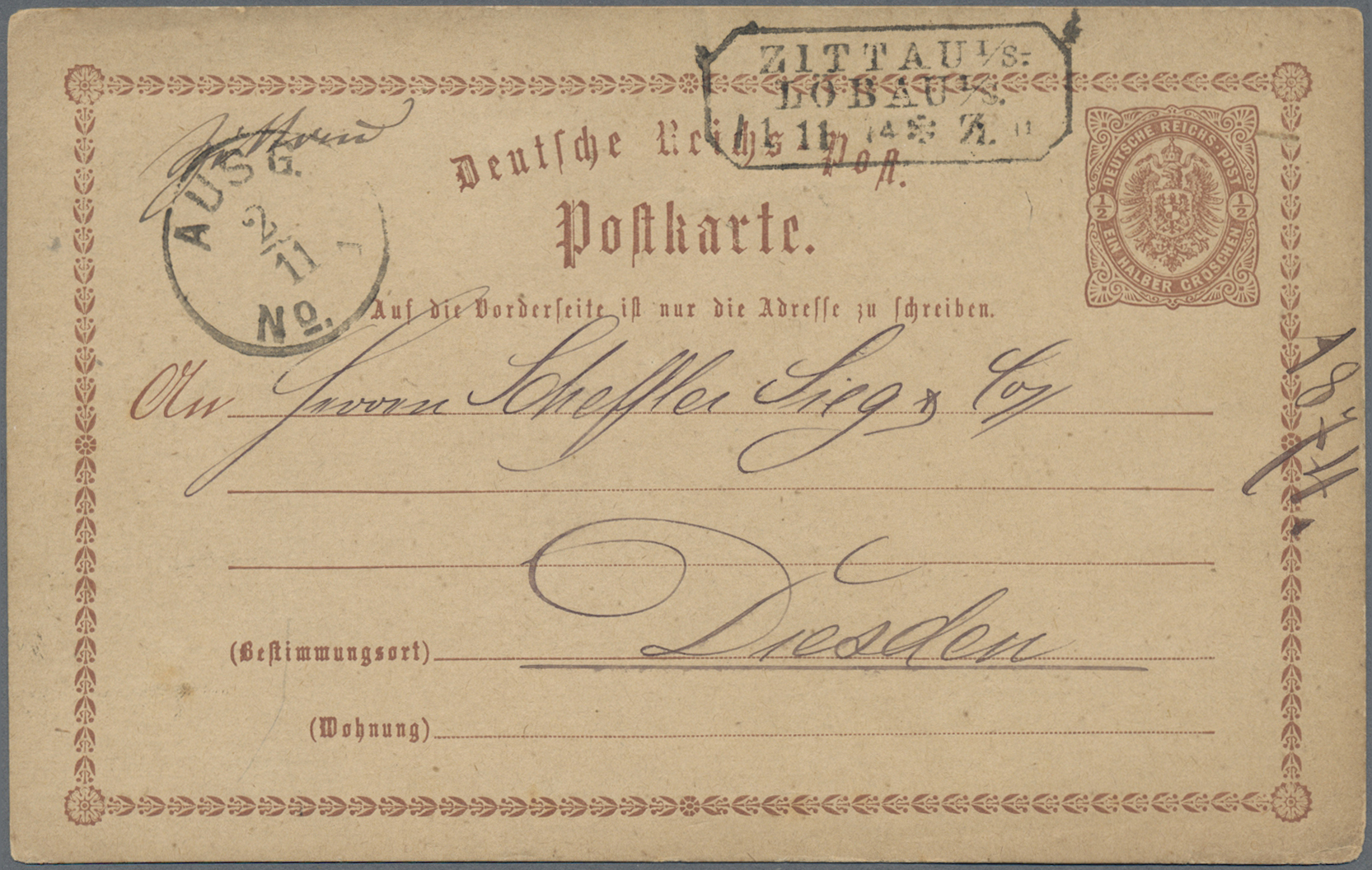 Lot 05544 - deutsches reich - bahnpost - Auktionshaus Christoph Gärtner GmbH & Co. KG 57th AUCTION - Day 3 Lot 05544 - deutsches reich - bahnpost - Auktionshaus Christoph Gärtner GmbH & Co. KG 57th AUCTION - Day 3