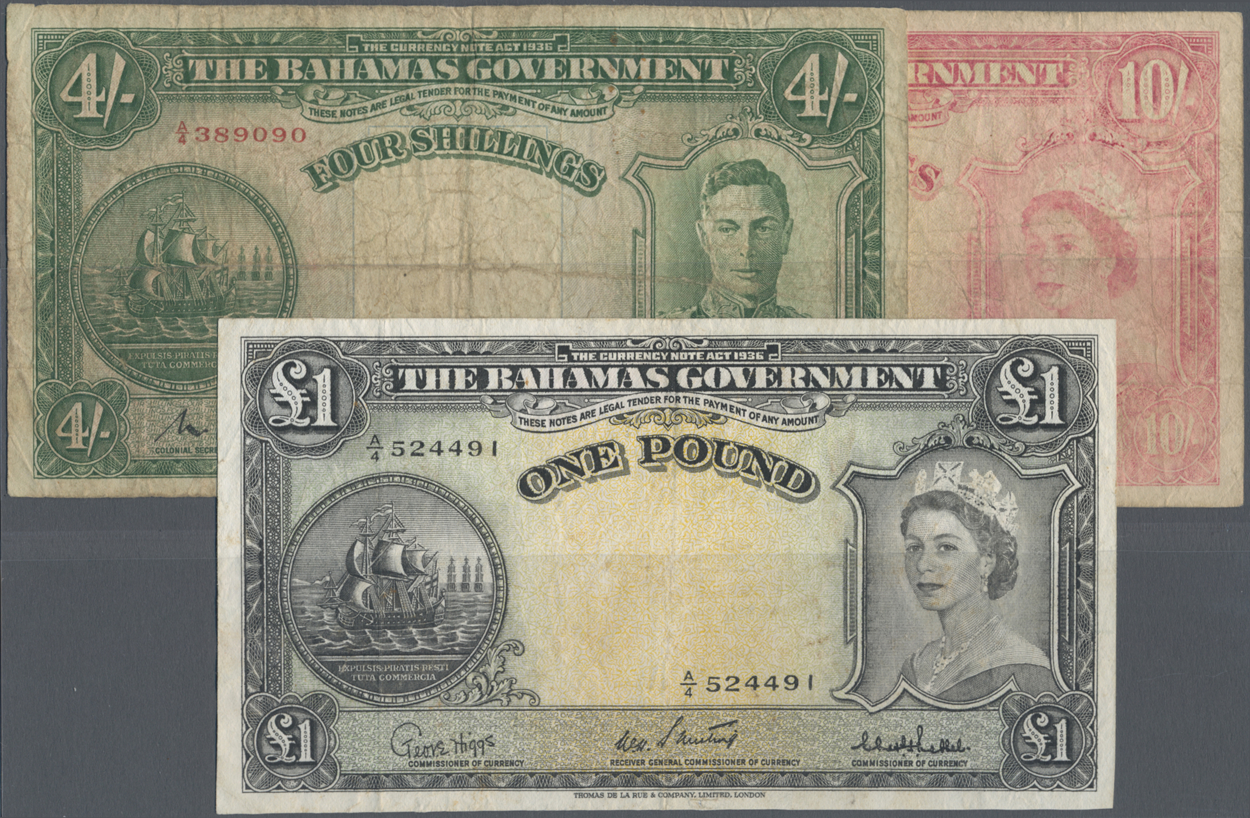Lot 00130 - Bahamas | Banknoten  -  Auktionshaus Christoph Gärtner GmbH & Co. KG 56th AUCTION - Day 1