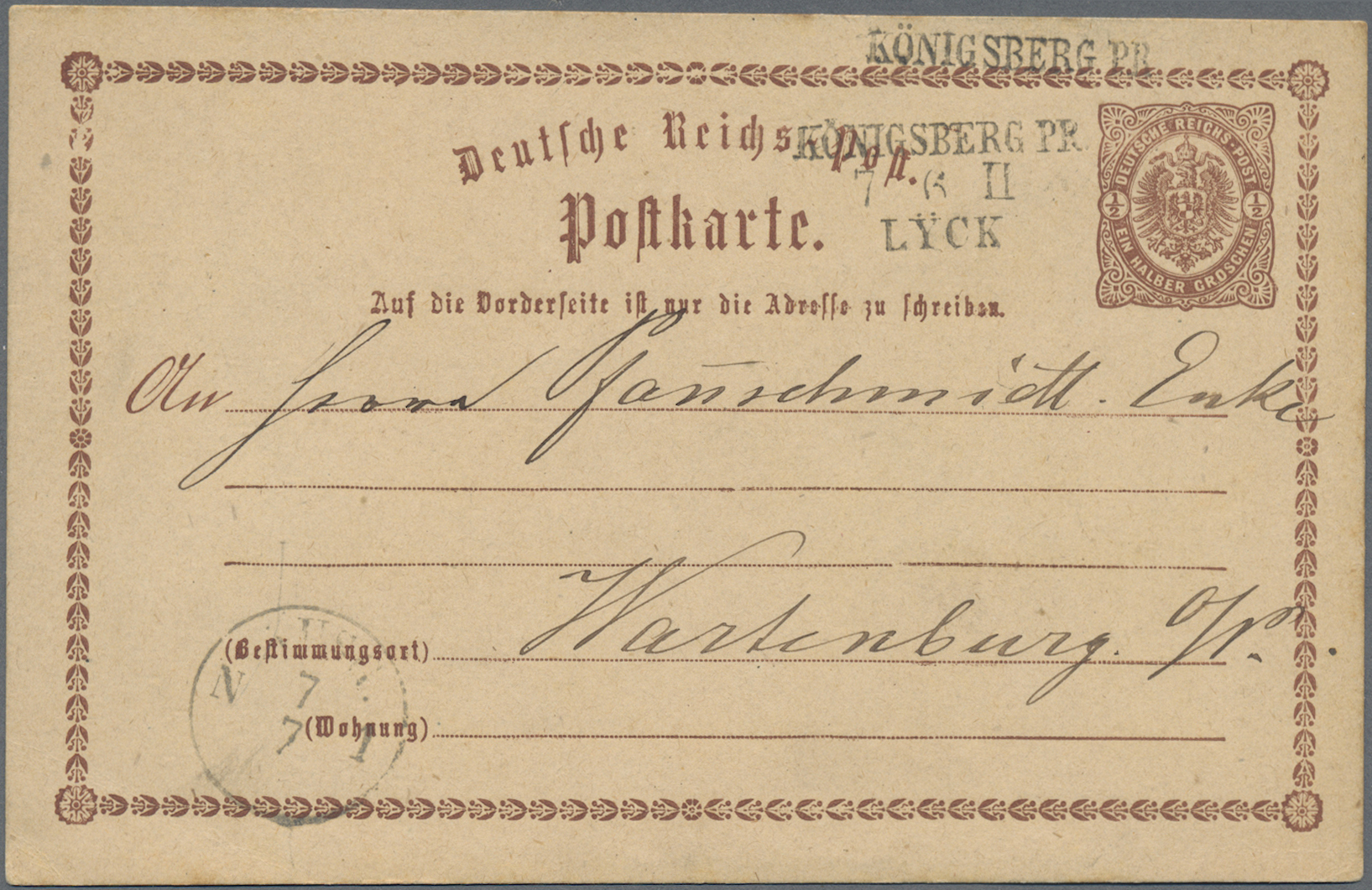 Lot 05490 - deutsches reich - bahnpost - Auktionshaus Christoph Gärtner GmbH & Co. KG 57th AUCTION - Day 3 Lot 05490 - deutsches reich - bahnpost - Auktionshaus Christoph Gärtner GmbH & Co. KG 57th AUCTION - Day 3