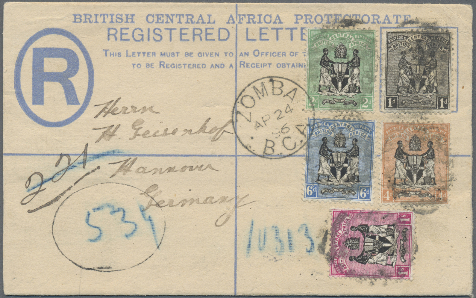Lot 02912 - britisch-zentralafrika  -  Auktionshaus Christoph Gärtner GmbH & Co. KG 57th AUCTION - Day 2