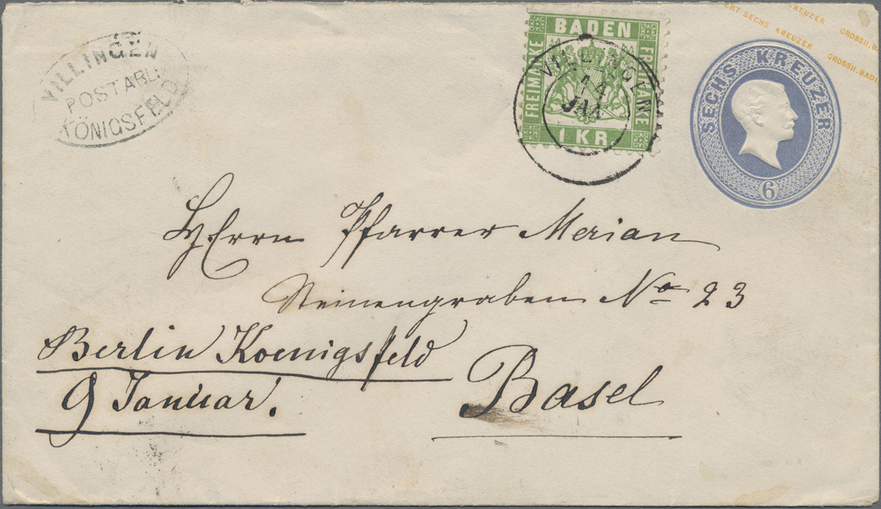 Lot 04056 - Baden - Ganzsachen  -  Auktionshaus Christoph Gärtner GmbH & Co. KG 58th AUCTION - Day 2
