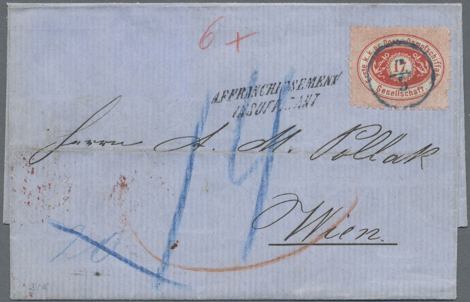 Lot 04016 - Österreich - Donau-Dampfschifffahrtsgesellschaft - Auktionshaus Christoph Gärtner GmbH & Co. KG 57th AUCTION - Day 2 Lot 04016 - Österreich - Donau-Dampfschifffahrtsgesellschaft - Auktionshaus Christoph Gärtner GmbH & Co. KG 57th AUCTION - Day 2