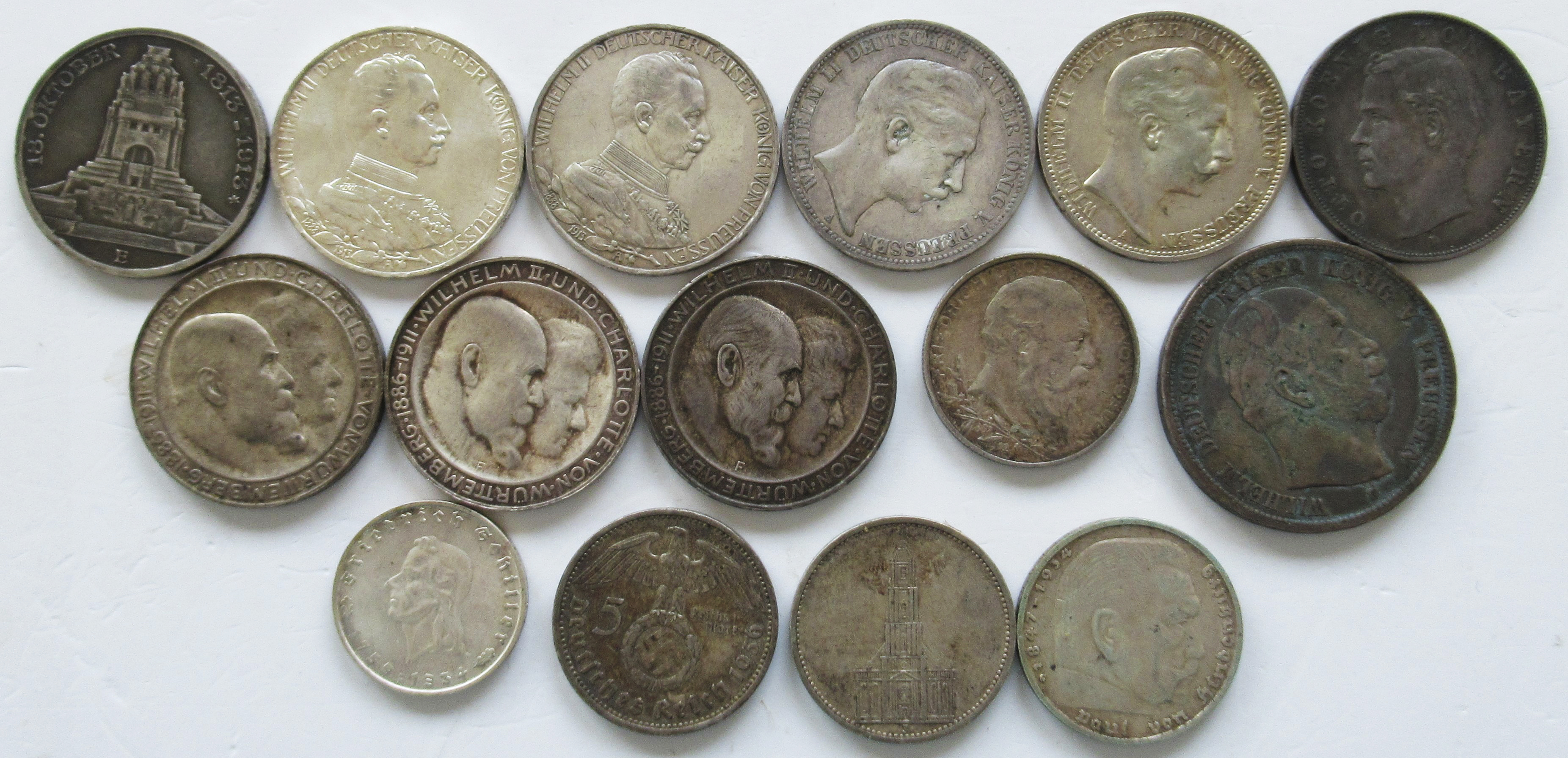 Lot 13454 - Umlaufmünzen 2 Mark bis 5 Mark | Deutsches Kaiserreich - Auktionshaus Christoph Gärtner GmbH & Co. KG 53rd AUCTION - Day 6 Coins & Banknotes Lot 13454 - Umlaufmünzen 2 Mark bis 5 Mark | Deutsches Kaiserreich - Auktionshaus Christoph Gärtner GmbH & Co. KG 53rd AUCTION - Day 6 Coins & Banknotes