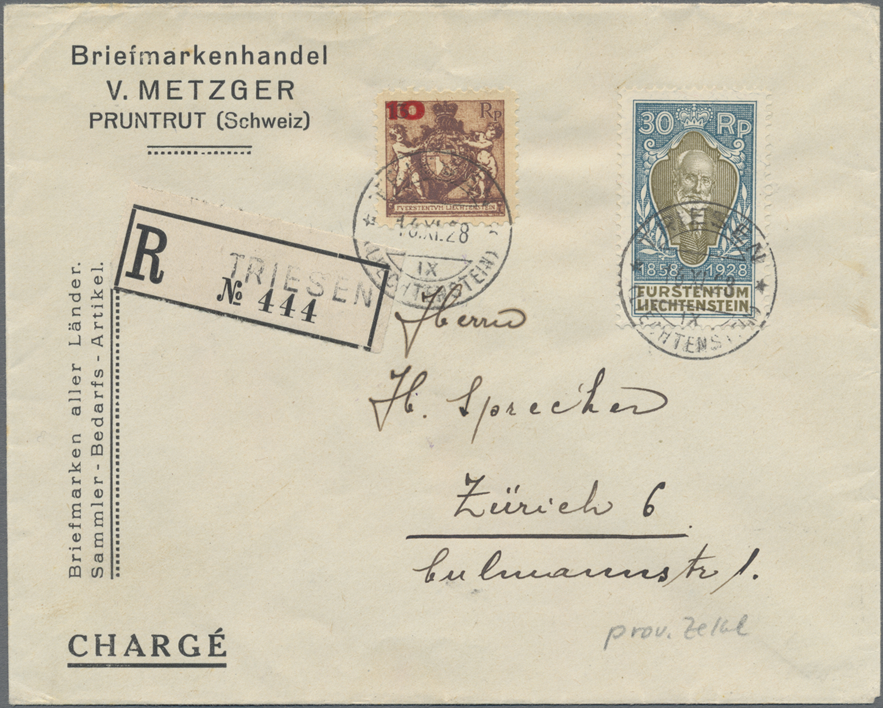 Lot 02985 - Liechtenstein  -  Auktionshaus Christoph Gärtner GmbH & Co. KG 58th AUCTION - Day 2