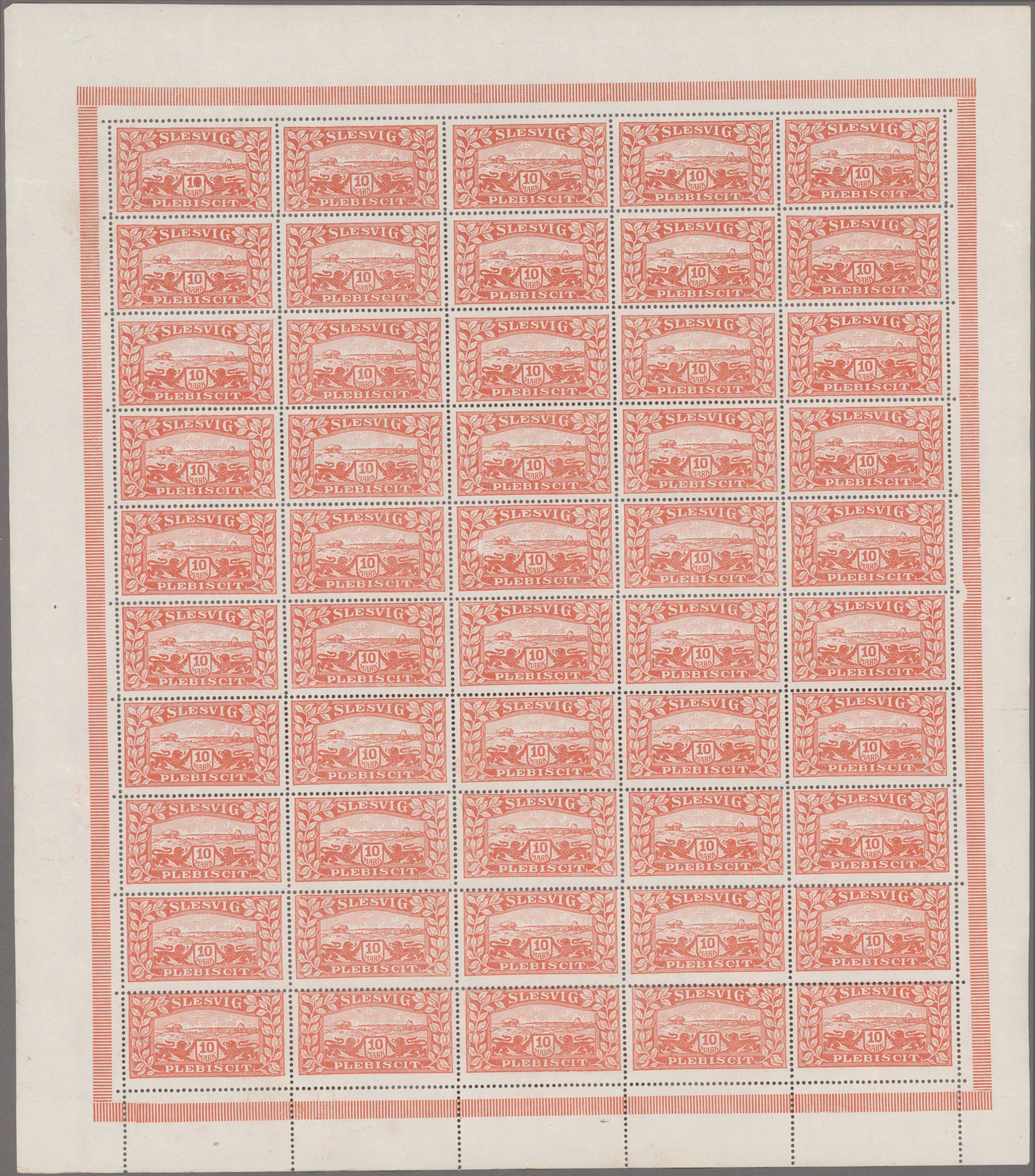 Lot 05899 - Deutsche Abstimmungsgebiete: Schleswig  -  Auktionshaus Christoph Gärtner GmbH & Co. KG 57th AUCTION - Day 3