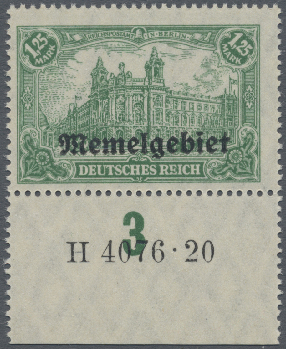 Lot 05953 - Memel - Auktionshaus Christoph Gärtner GmbH & Co. KG 57th AUCTION - Day 3 Lot 05953 - Memel - Auktionshaus Christoph Gärtner GmbH & Co. KG 57th AUCTION - Day 3