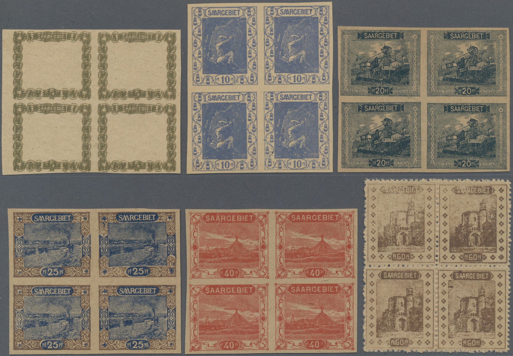 Lot 05885 - Deutsche Abstimmungsgebiete: Saargebiet  -  Auktionshaus Christoph Gärtner GmbH & Co. KG 57th AUCTION - Day 3