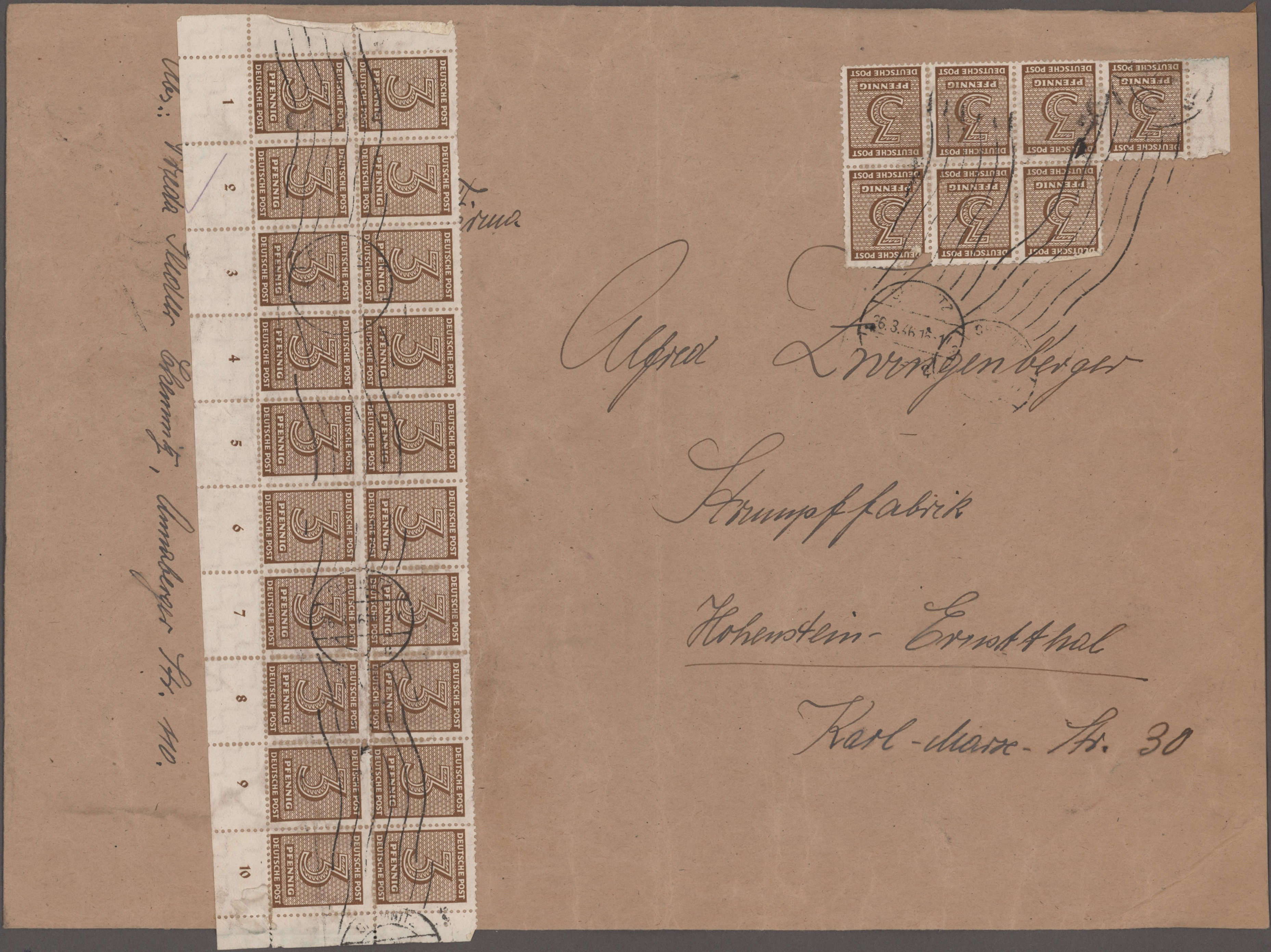 Lot 06415 - Sowjetische Zone - West-Sachsen  -  Auktionshaus Christoph Gärtner GmbH & Co. KG 57th AUCTION - Day 3