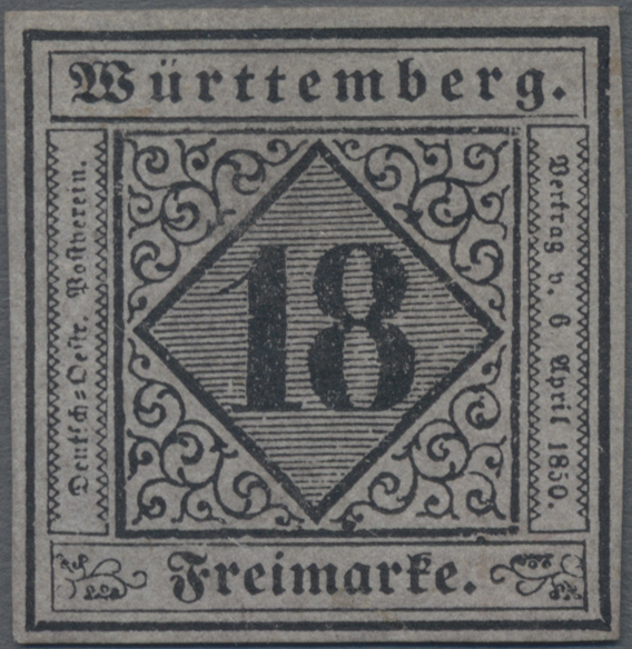 Lot 4705 - Württemberg - Marken und Briefe  -  Auktionshaus Christoph Gärtner GmbH & Co. KG 54th AUCTION - Day 3