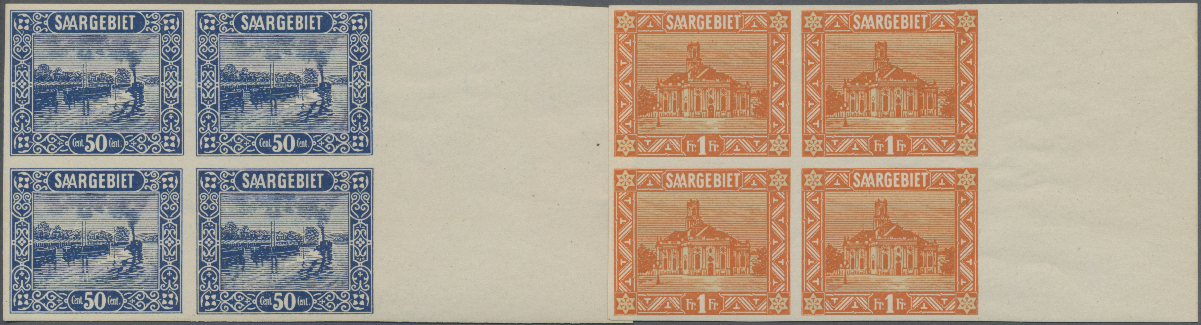 Lot 05888 - Deutsche Abstimmungsgebiete: Saargebiet  -  Auktionshaus Christoph Gärtner GmbH & Co. KG 57th AUCTION - Day 3