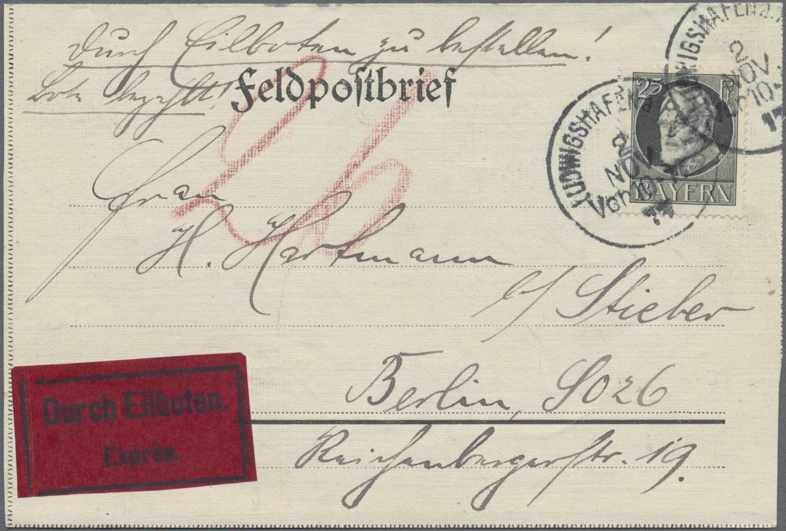 Lot 36192 - Bayern - Marken und Briefe  -  Auktionshaus Christoph Gärtner GmbH & Co. KG Sale #44 Collections Germany
