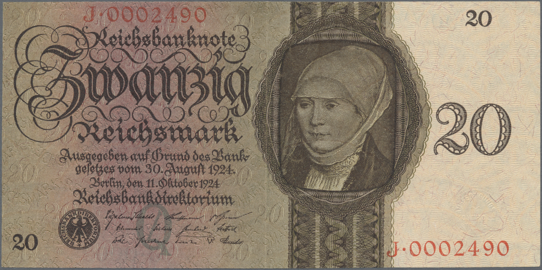 Lot 14519 - Deutschland - Deutsches Reich bis 1945 | Banknoten - Auktionshaus Christoph Gärtner GmbH & Co. KG 53rd AUCTION - Day 6 Coins & Banknotes Lot 14519 - Deutschland - Deutsches Reich bis 1945 | Banknoten - Auktionshaus Christoph Gärtner GmbH & Co. KG 53rd AUCTION - Day 6 Coins & Banknotes