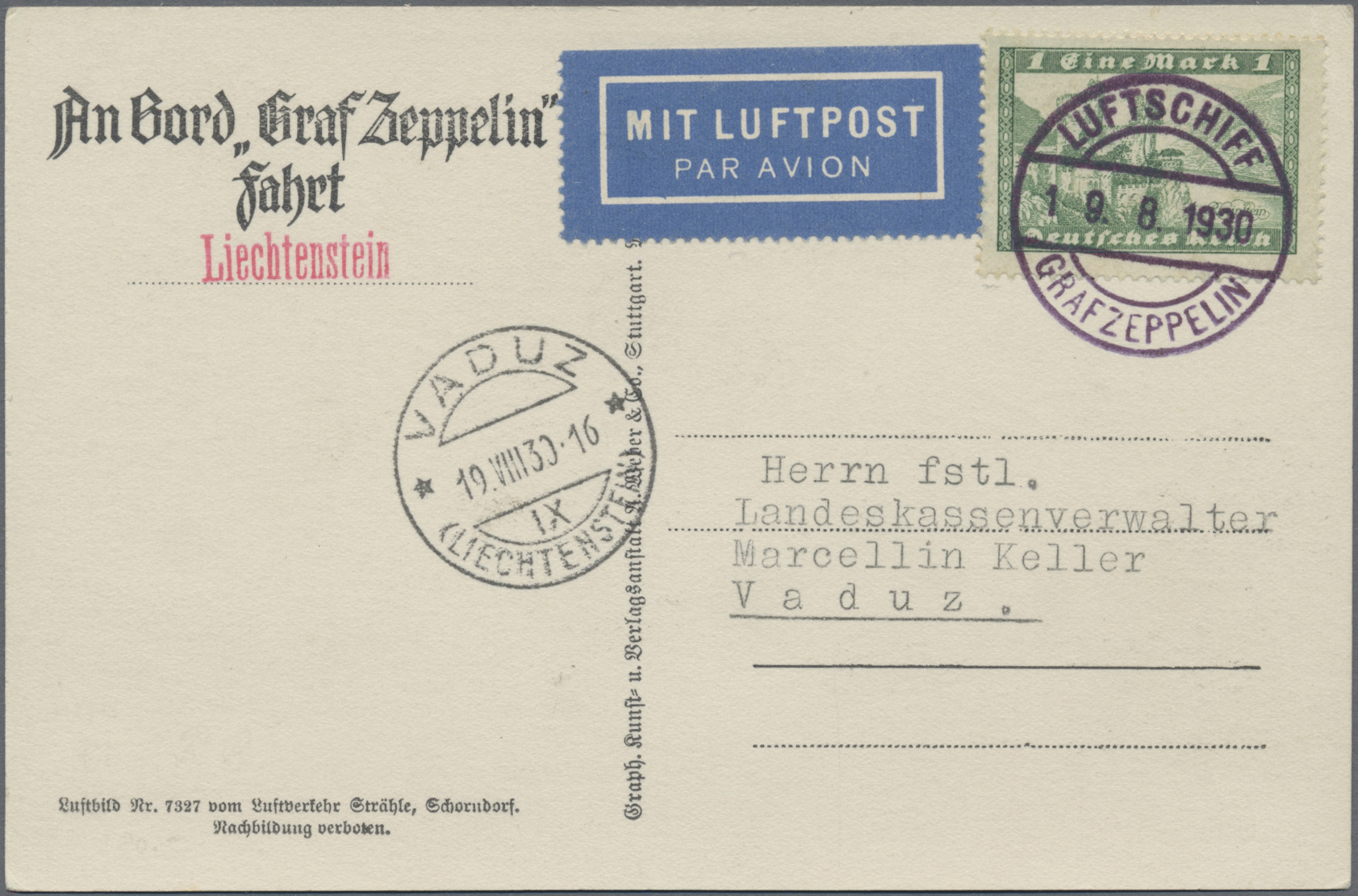 Lot 02293 - zeppelinpost europa  -  Auktionshaus Christoph Gärtner GmbH & Co. KG 58th AUCTION - Day 2