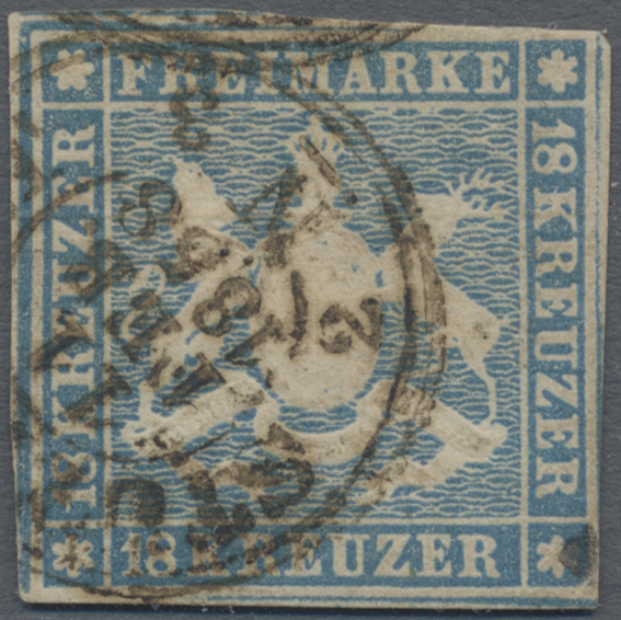 Lot 04833 - Württemberg - Marken und Briefe  -  Auktionshaus Christoph Gärtner GmbH & Co. KG 57th AUCTION - Day 3