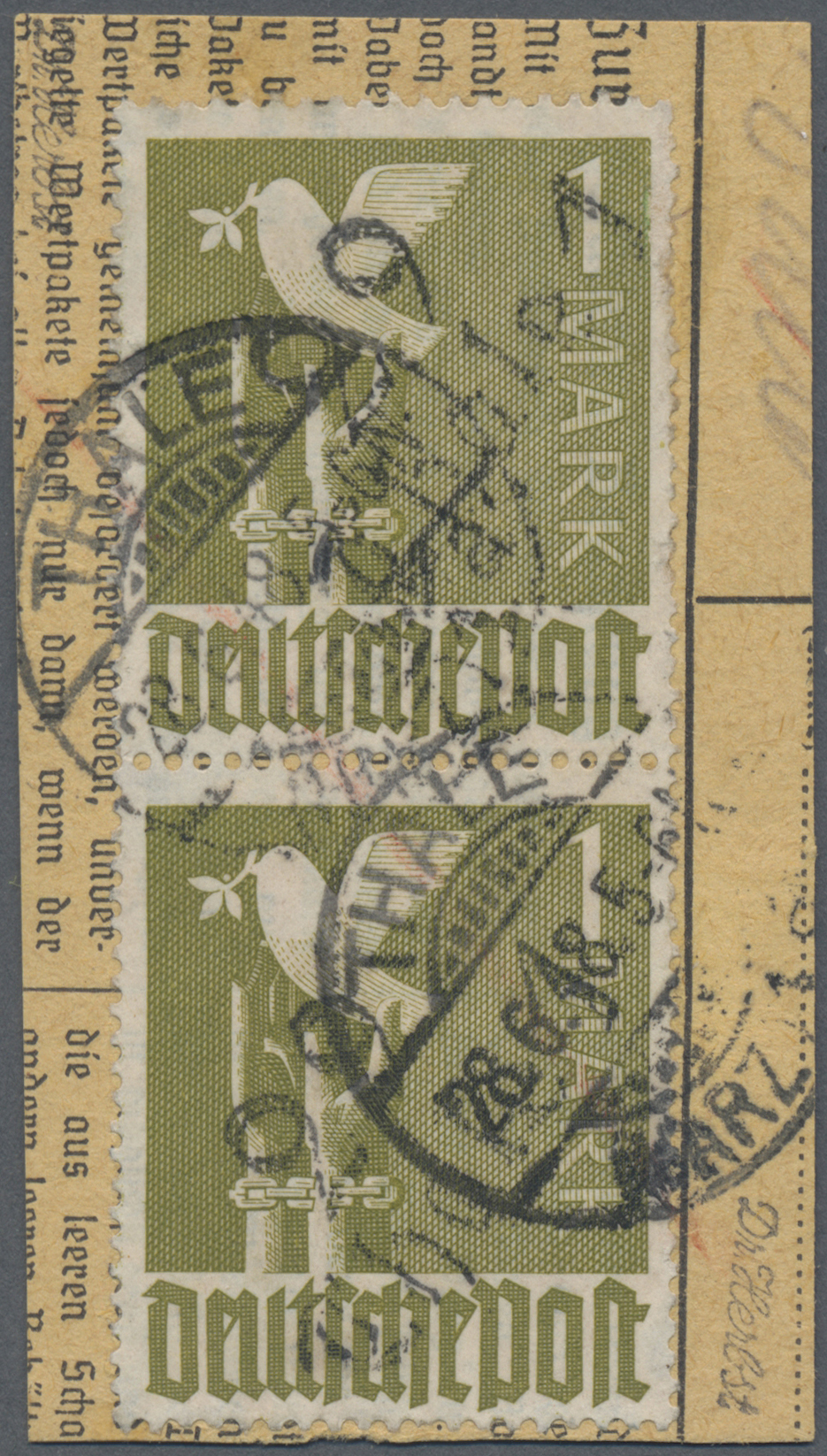 Lot 06445 - Sowjetische Zone - Bezirkshandstempel - VI - Bez. 29/2° (Magdeburg) - Auktionshaus Christoph Gärtner GmbH & Co. KG 57th AUCTION - Day 3 Lot 06445 - Sowjetische Zone - Bezirkshandstempel - VI - Bez. 29/2° (Magdeburg) - Auktionshaus Christoph Gärtner GmbH & Co. KG 57th AUCTION - Day 3