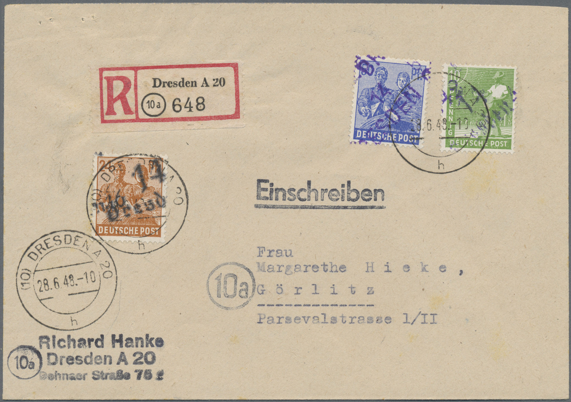 Lot 11390 - Sowjetische Zone - Bezirkshandstempel - II - Bez. 14 (Dresden) - Auktionshaus Christoph Gärtner GmbH & Co. KG 57th AUCTION - Day 5 Lot 11390 - Sowjetische Zone - Bezirkshandstempel - II - Bez. 14 (Dresden) - Auktionshaus Christoph Gärtner GmbH & Co. KG 57th AUCTION - Day 5