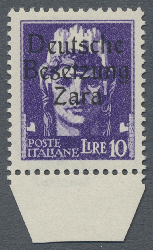 Lot 1752 - Dt. Besetzung II WK - Zara - Auktionshaus Edgar Mohrmann & Co. Internat. Briefmarken-Auktionen GmhH Auction #211 Lot 1752 - Dt. Besetzung II WK - Zara - Auktionshaus Edgar Mohrmann & Co. Internat. Briefmarken-Auktionen GmhH Auction #211