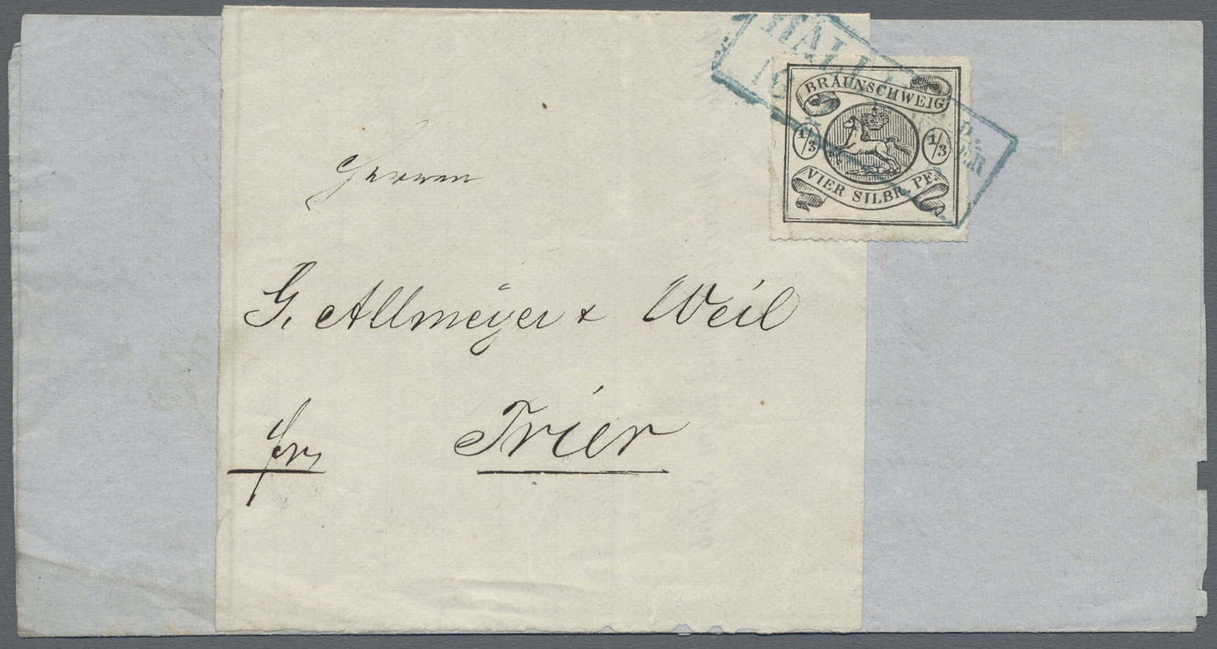 Lot 339 - Braunschweig - Marken und Briefe - Auktionshaus Edgar Mohrmann & Co. Internat. Briefmarken-Auktionen GmhH Auction #211 Lot 339 - Braunschweig - Marken und Briefe - Auktionshaus Edgar Mohrmann & Co. Internat. Briefmarken-Auktionen GmhH Auction #211