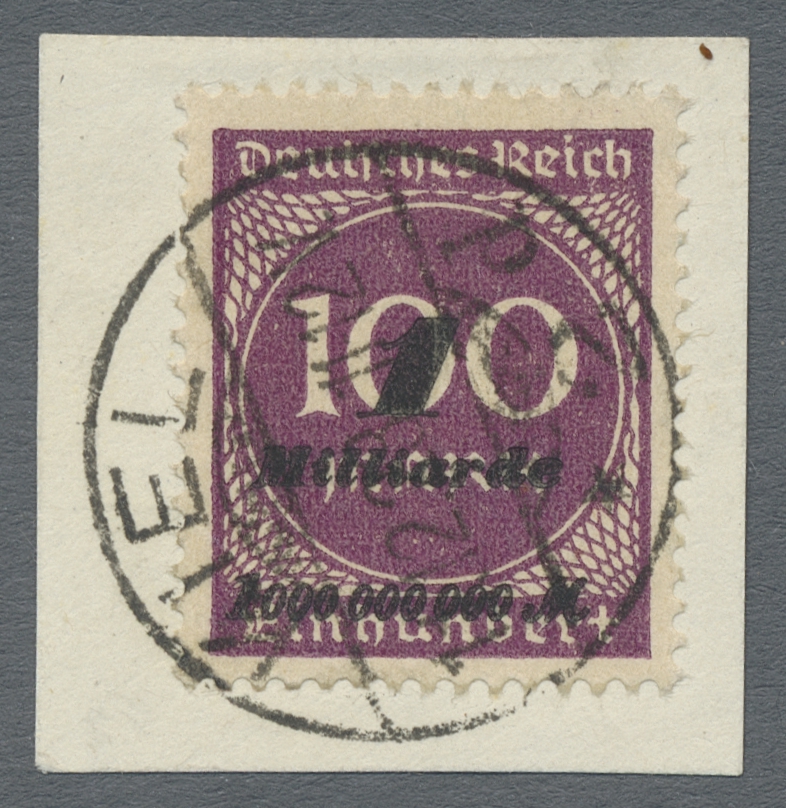 Lot 1074 - Deutsches Reich - Inflation - Auktionshaus Edgar Mohrmann & Co. Internat. Briefmarken-Auktionen GmhH Auction #211 Lot 1074 - Deutsches Reich - Inflation - Auktionshaus Edgar Mohrmann & Co. Internat. Briefmarken-Auktionen GmhH Auction #211