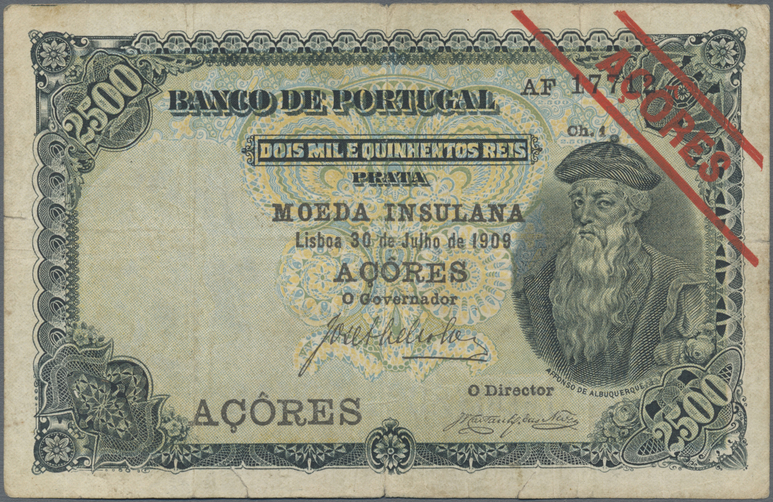 Lot 01115 - Azores / Azoren | Banknoten  -  Auktionshaus Christoph Gärtner GmbH & Co. KG Sale #45 Banknotes Worldwide
