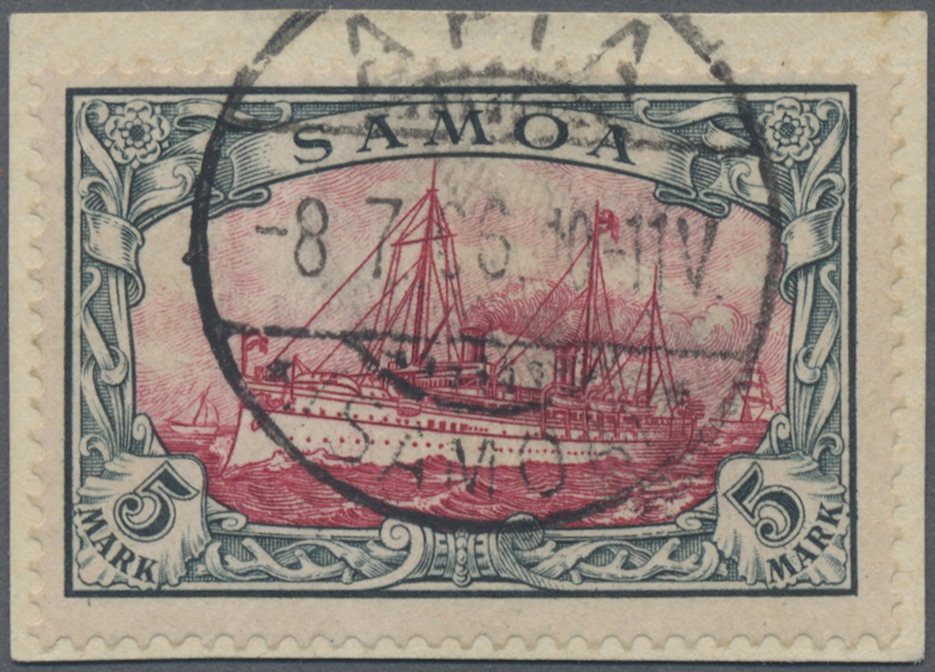 Lot 05810 - Deutsche Kolonien - Samoa  -  Auktionshaus Christoph Gärtner GmbH & Co. KG 57th AUCTION - Day 3