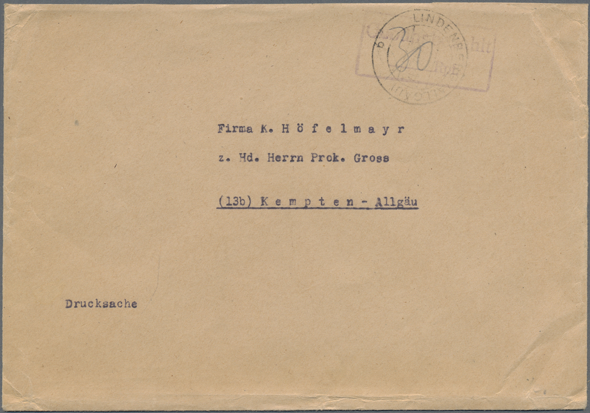 Lot 11289 - Alliierte Besetzung - Gebühr Bezahlt - Auktionshaus Christoph Gärtner GmbH & Co. KG 57th AUCTION - Day 5 Lot 11289 - Alliierte Besetzung - Gebühr Bezahlt - Auktionshaus Christoph Gärtner GmbH & Co. KG 57th AUCTION - Day 5