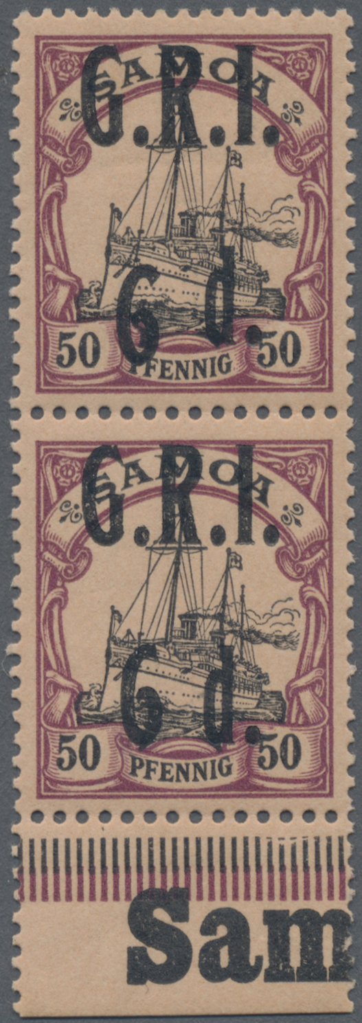 Lot 05815 - Deutsche Kolonien - Samoa - Britische Besetzung  -  Auktionshaus Christoph Gärtner GmbH & Co. KG 57th AUCTION - Day 3
