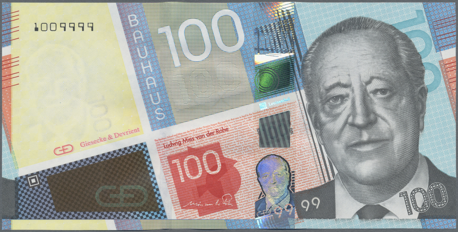 Lot 02931 - Testbanknoten | Banknoten  -  Auktionshaus Christoph Gärtner GmbH & Co. KG Sale #45 Banknotes Worldwide